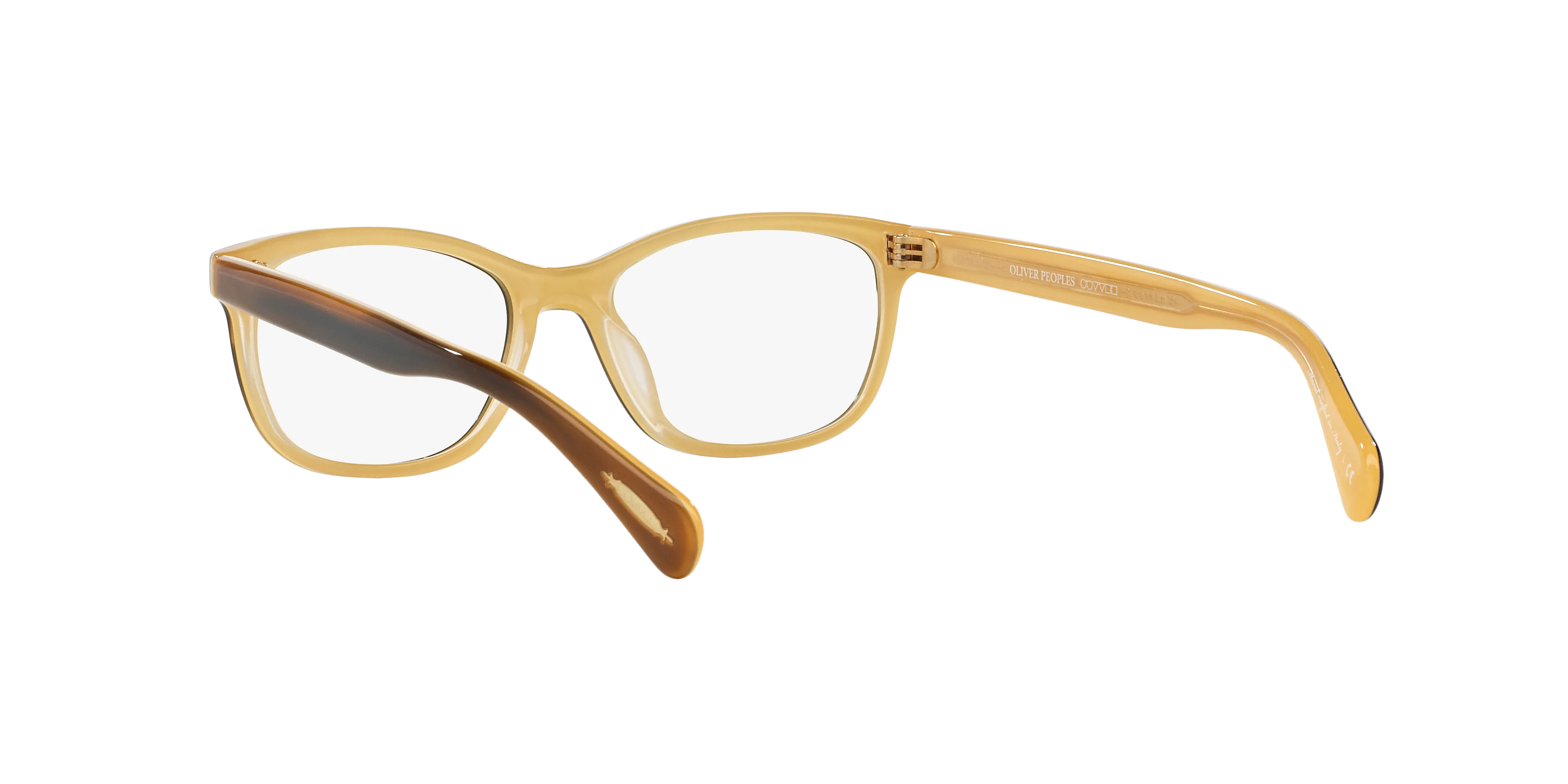 Oliver Peoples OV5194 FOLLIES 1281 Montature da vista Acetato Marrone Trasparente Squadrata Normale - immagine 4
