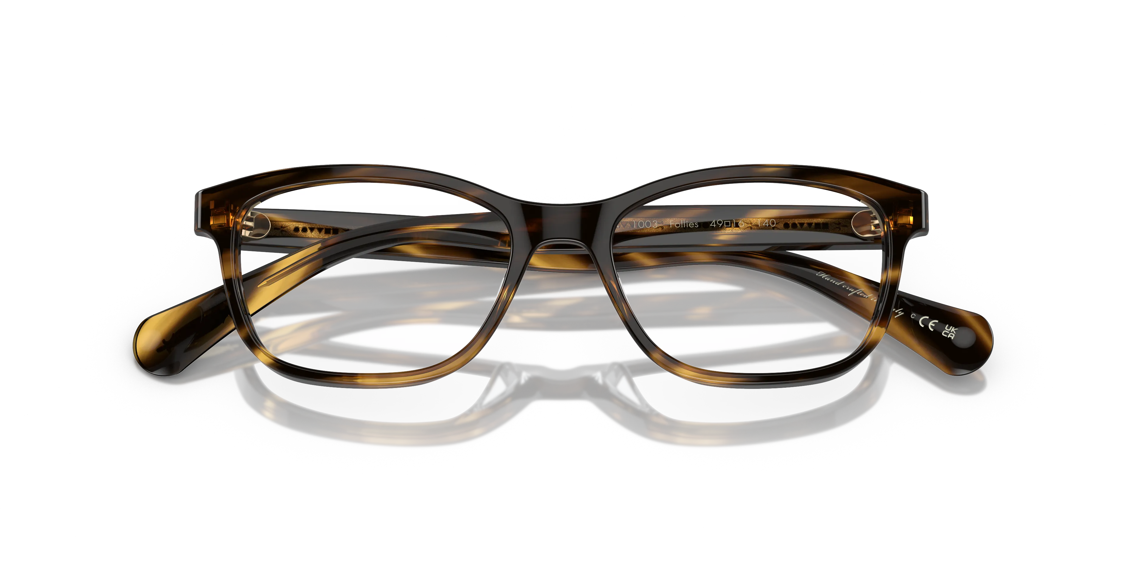 Oliver Peoples OV5194 FOLLIES 1003 Montature da vista Acetato Nero Trasparente Squadrata Normale - immagine 2