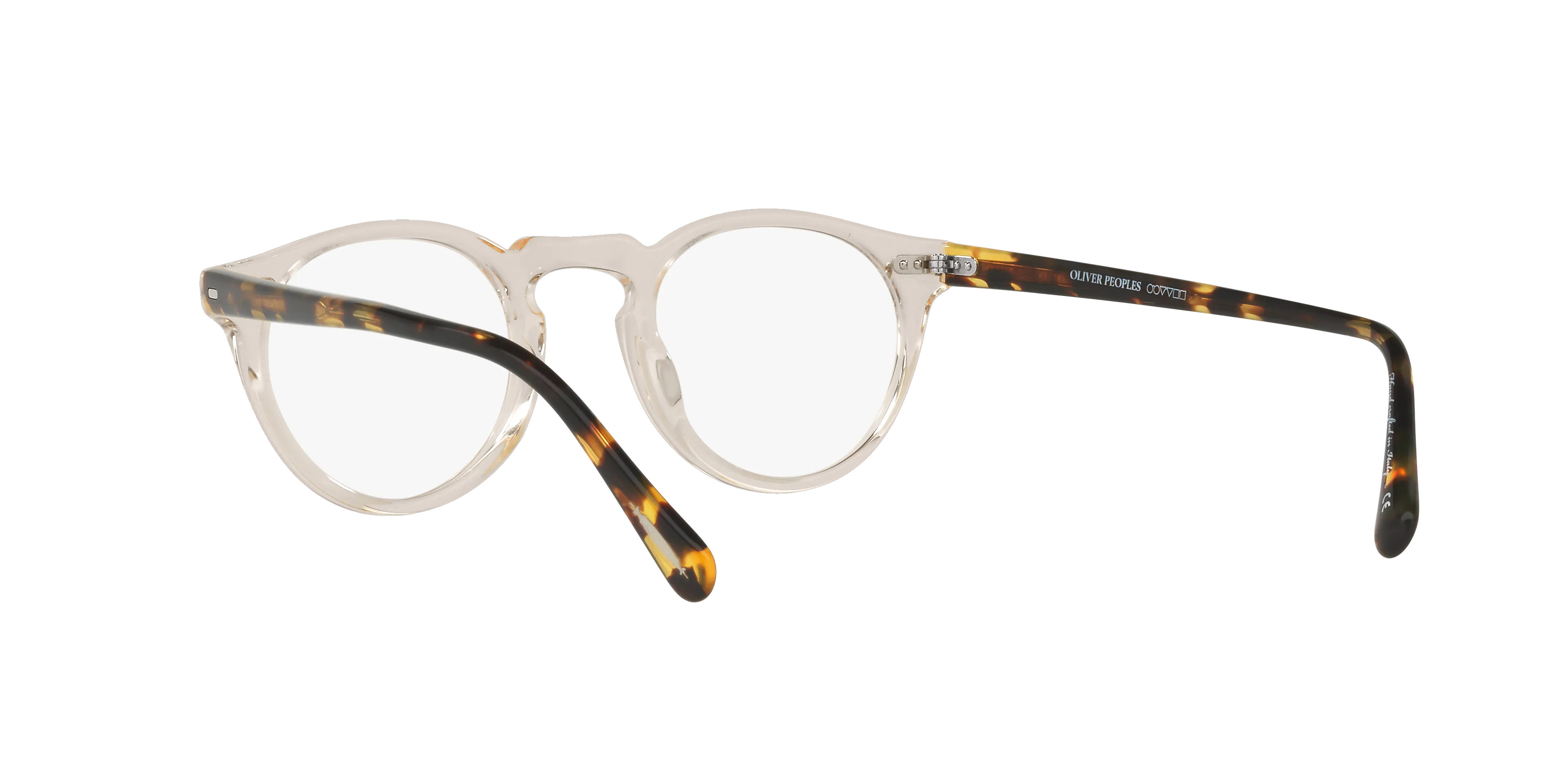 Oliver Peoples OV5186 GREGORY PECK 1485 Montature da vista Acetato Giallo Trasparente Pantos Normale - immagine 4