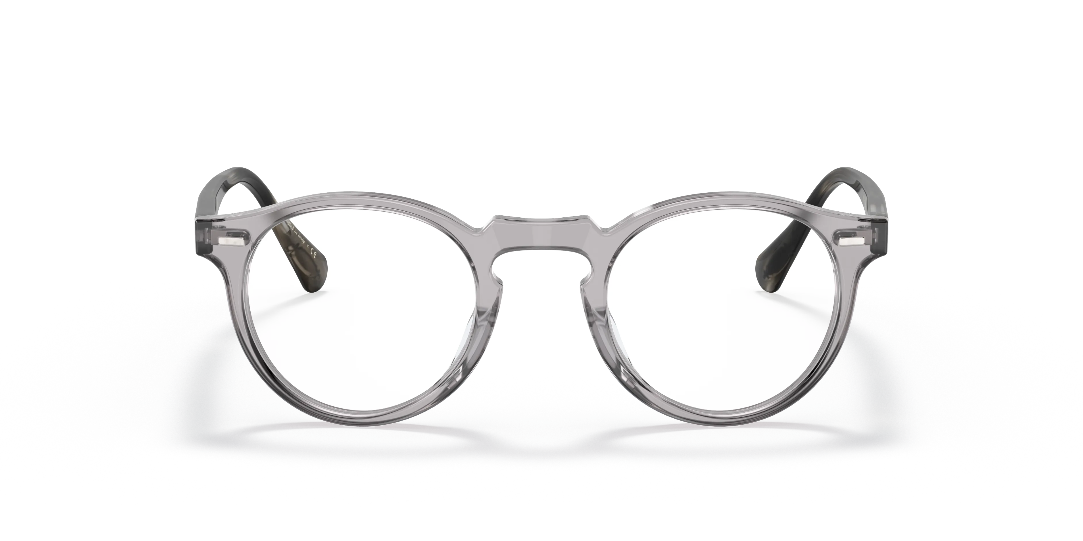 Oliver Peoples OV5186 GREGORY PECK 1484 Montature da vista Acetato Grigio Trasparente Pantos Normale - immagine 3