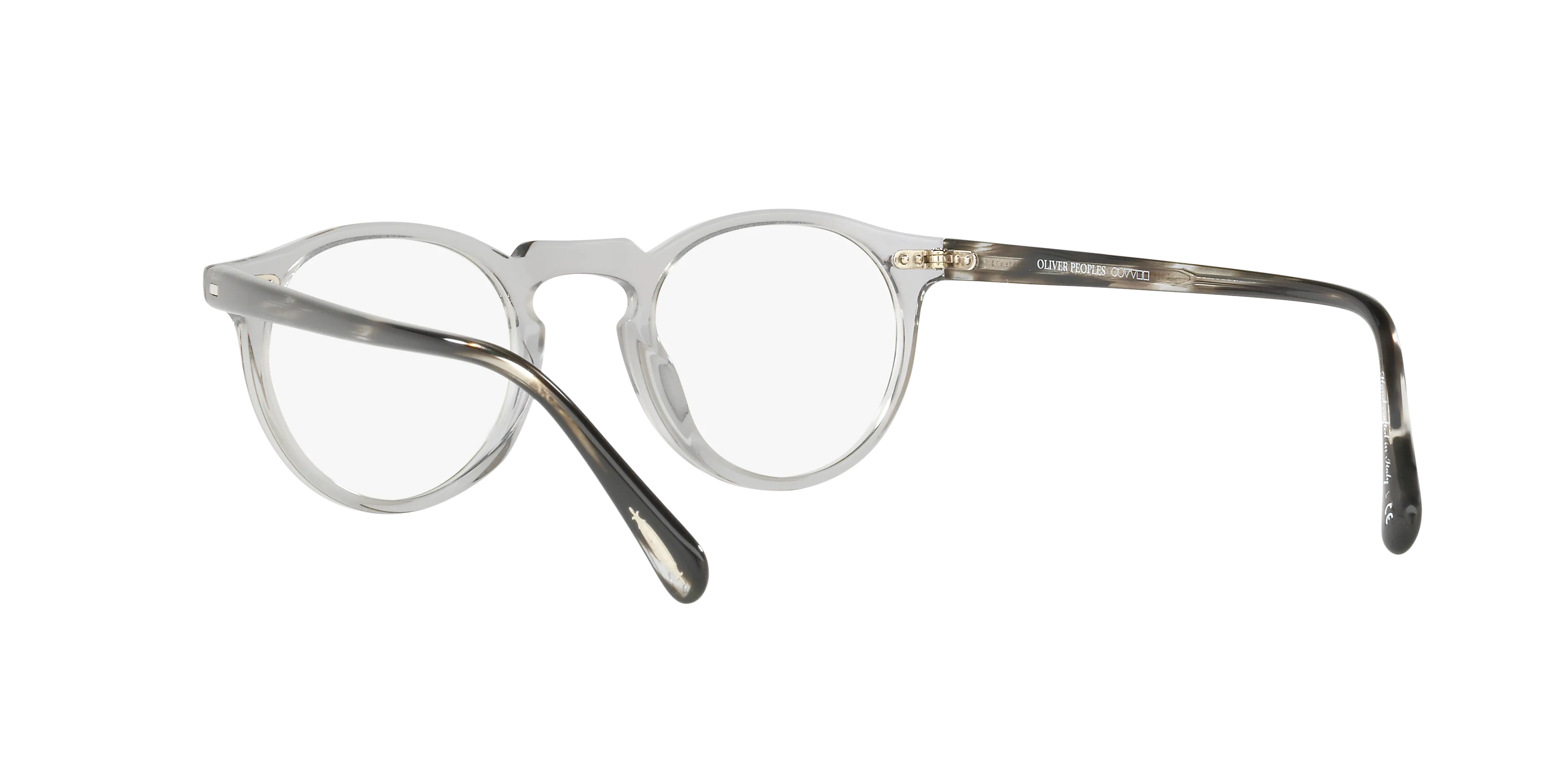 Oliver Peoples OV5186 GREGORY PECK 1484 Montature da vista Acetato Grigio Trasparente Pantos Normale - immagine 4