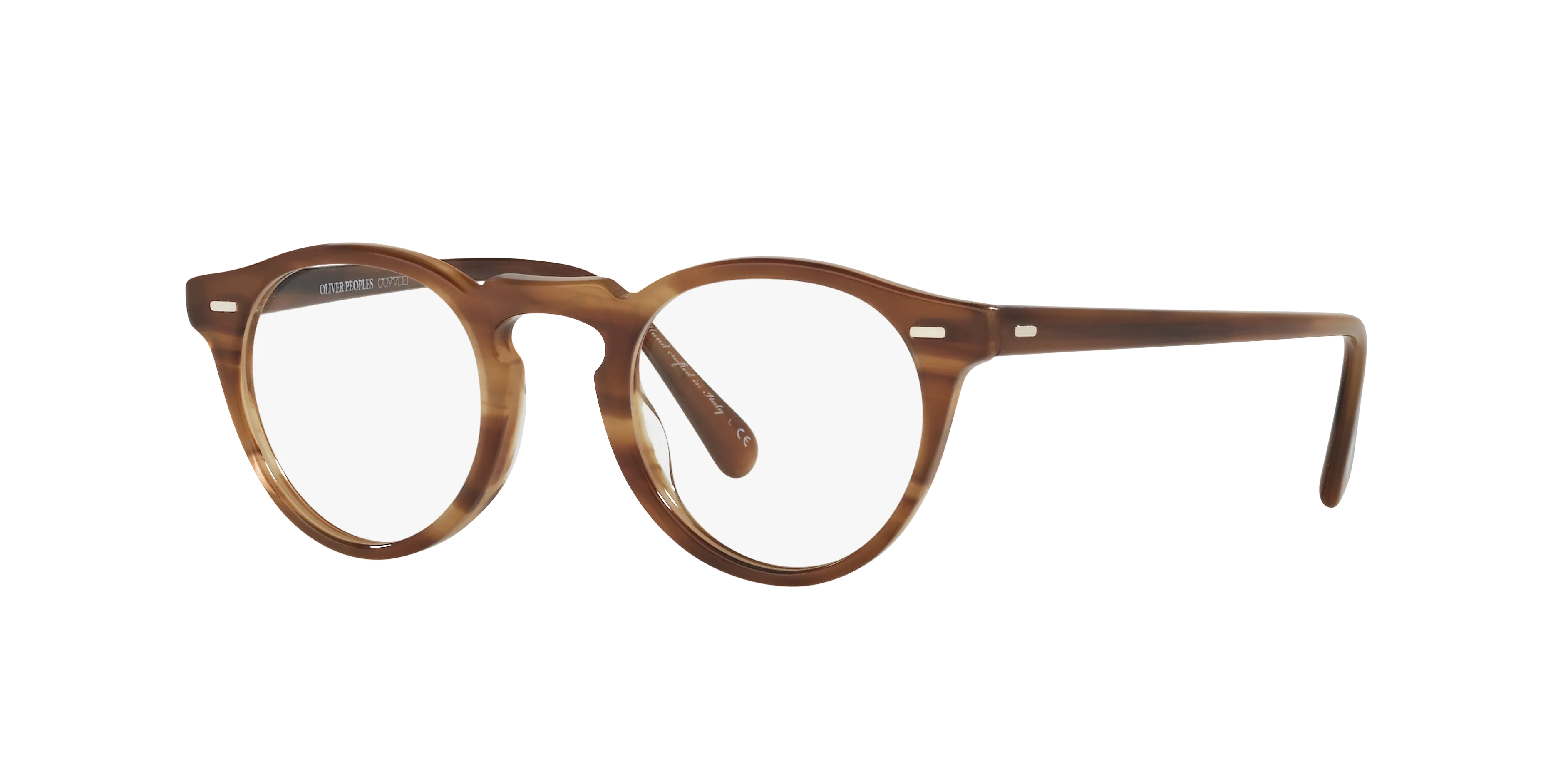 Oliver Peoples OV5186 GREGORY PECK 1011 Montature da vista Acetato Marrone Trasparente Pantos Normale - immagine 1