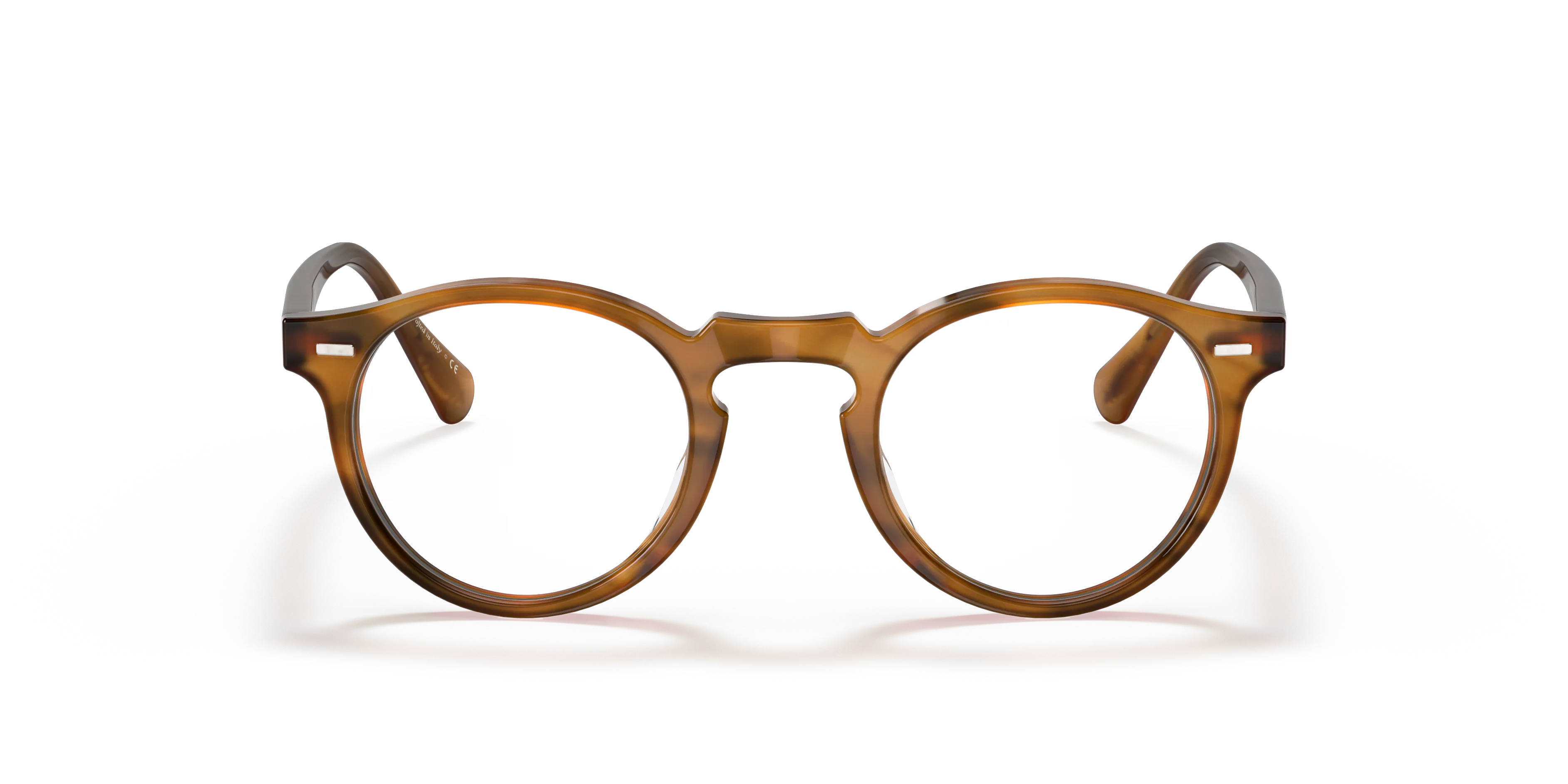 Oliver Peoples OV5186 GREGORY PECK 1011 Montature da vista Acetato Marrone Trasparente Pantos Normale - immagine 3