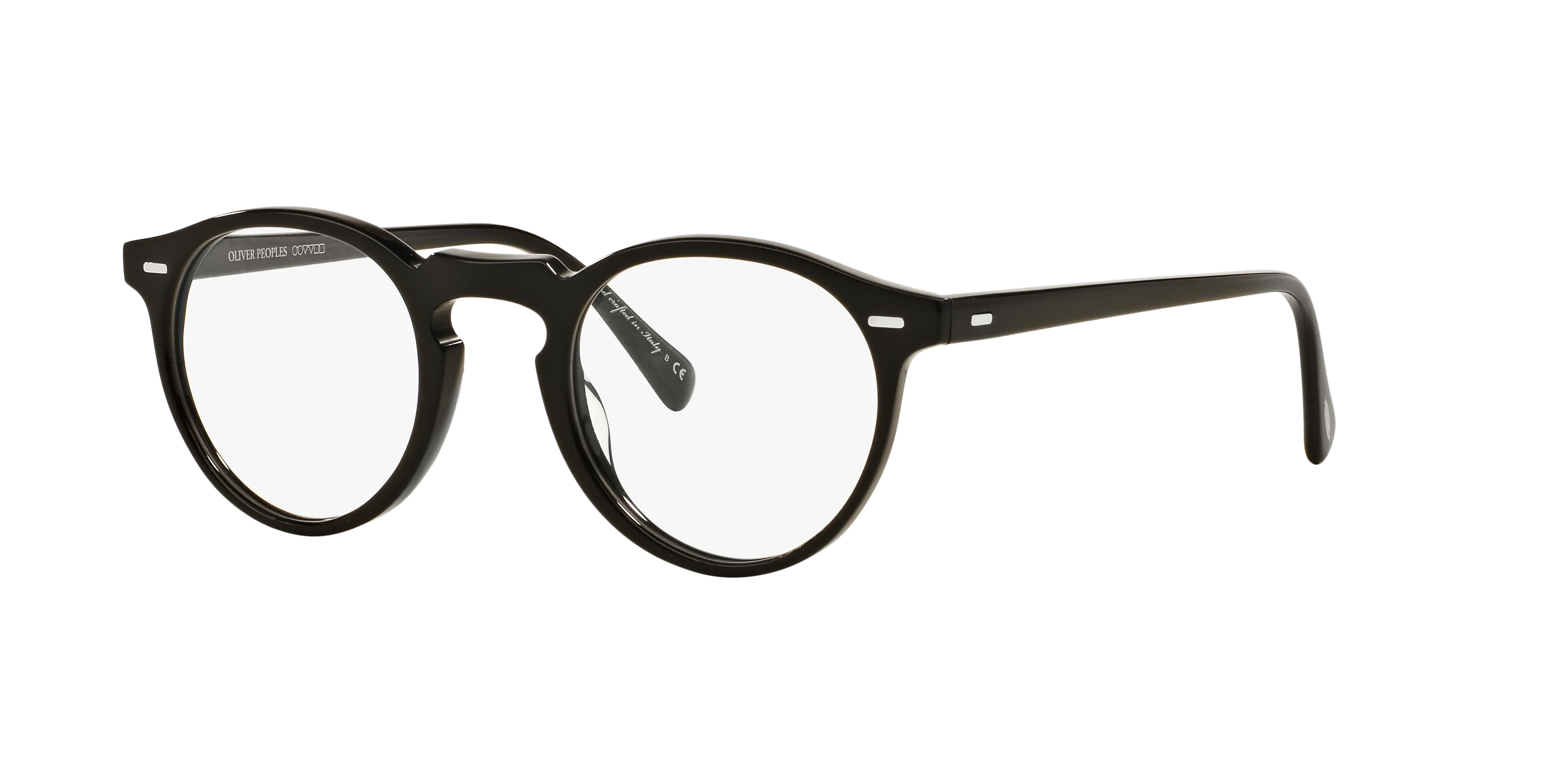 Oliver Peoples OV5186 GREGORY PECK 1005 Montature da vista Acetato Nero Trasparente Pantos Normale - immagine 1