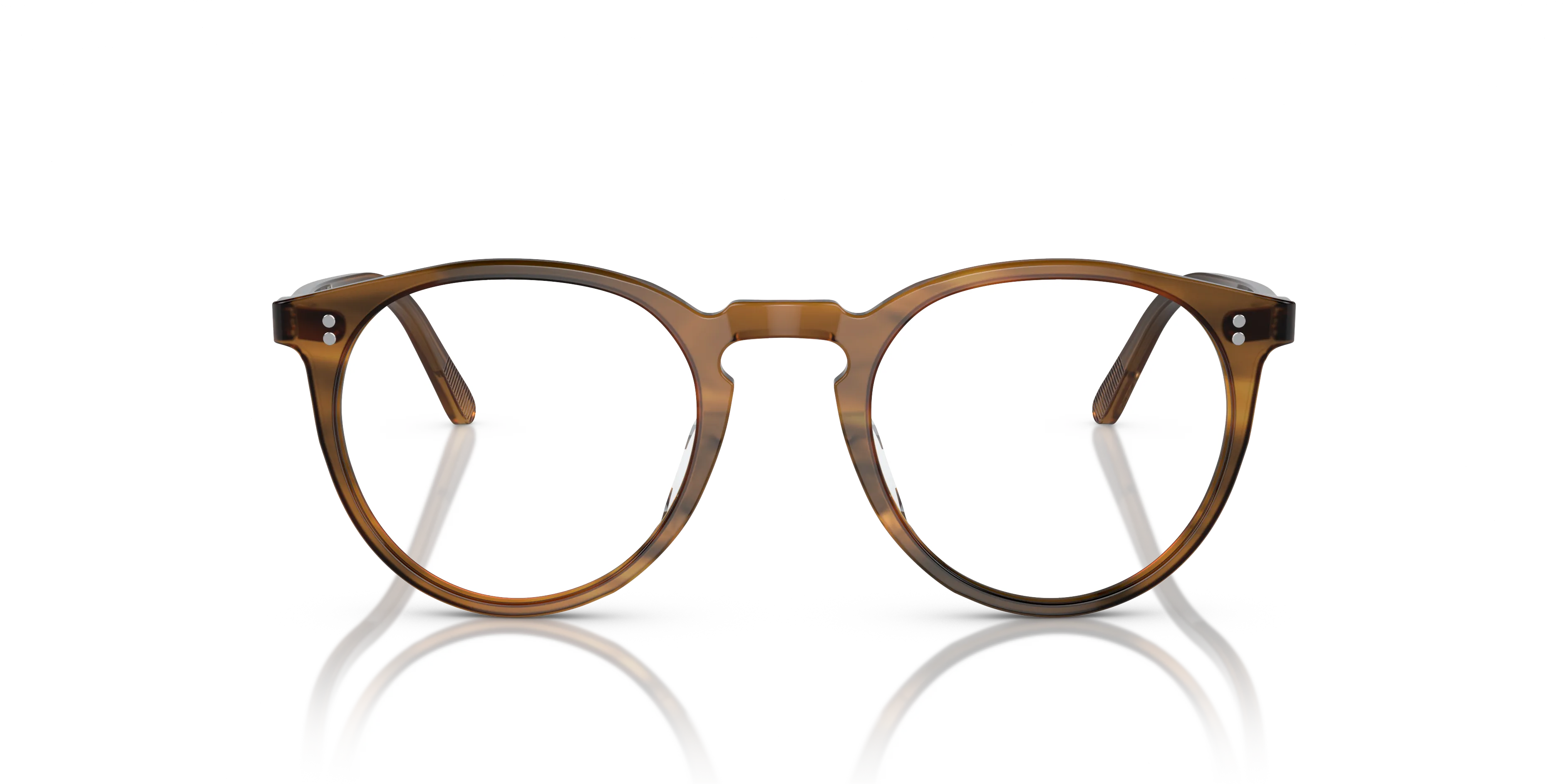 Oliver Peoples OV5183 O'MALLEY 1011 Montature da vista Acetato Marrone Trasparente Pantos Normale - immagine 3