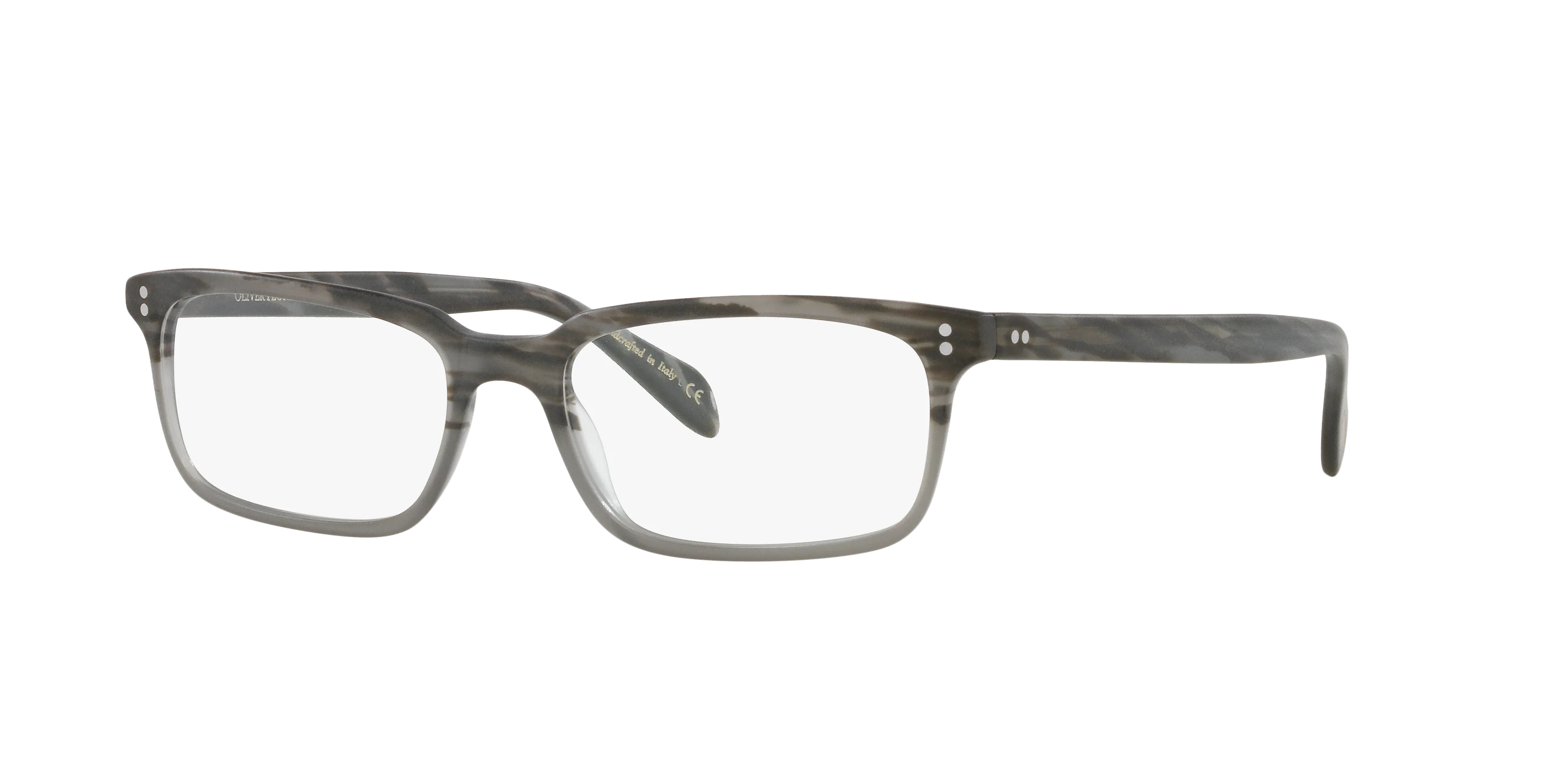 Oliver Peoples OV5102 DENISON 1124 Montature da vista Acetato Grigio Trasparente Squadrata Normale - immagine 1