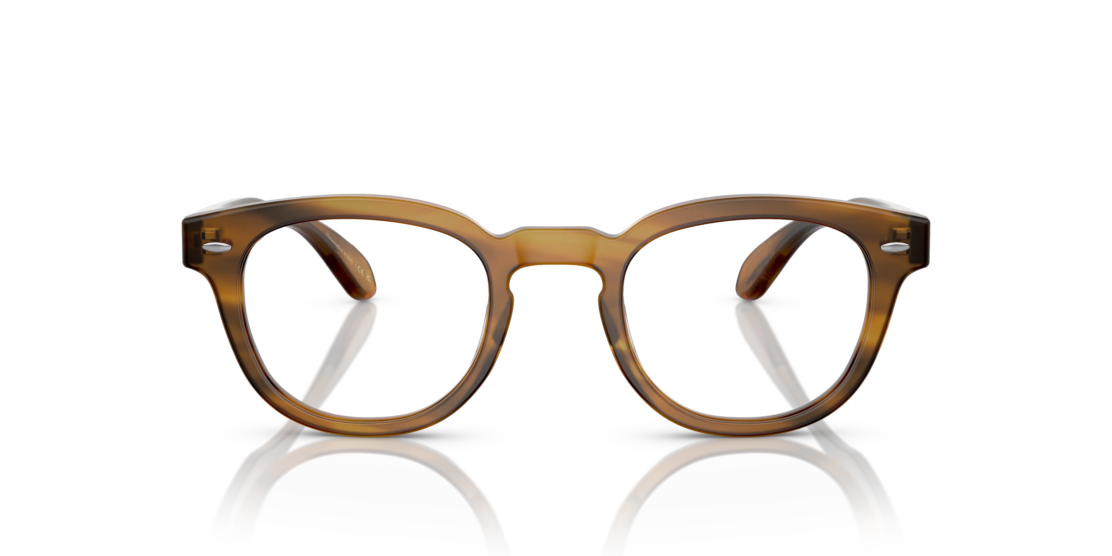 Oliver Peoples OV5036 SHELDRAKE 1579 Montature da vista Acetato Marrone Trasparente Pantos Normale - immagine 3