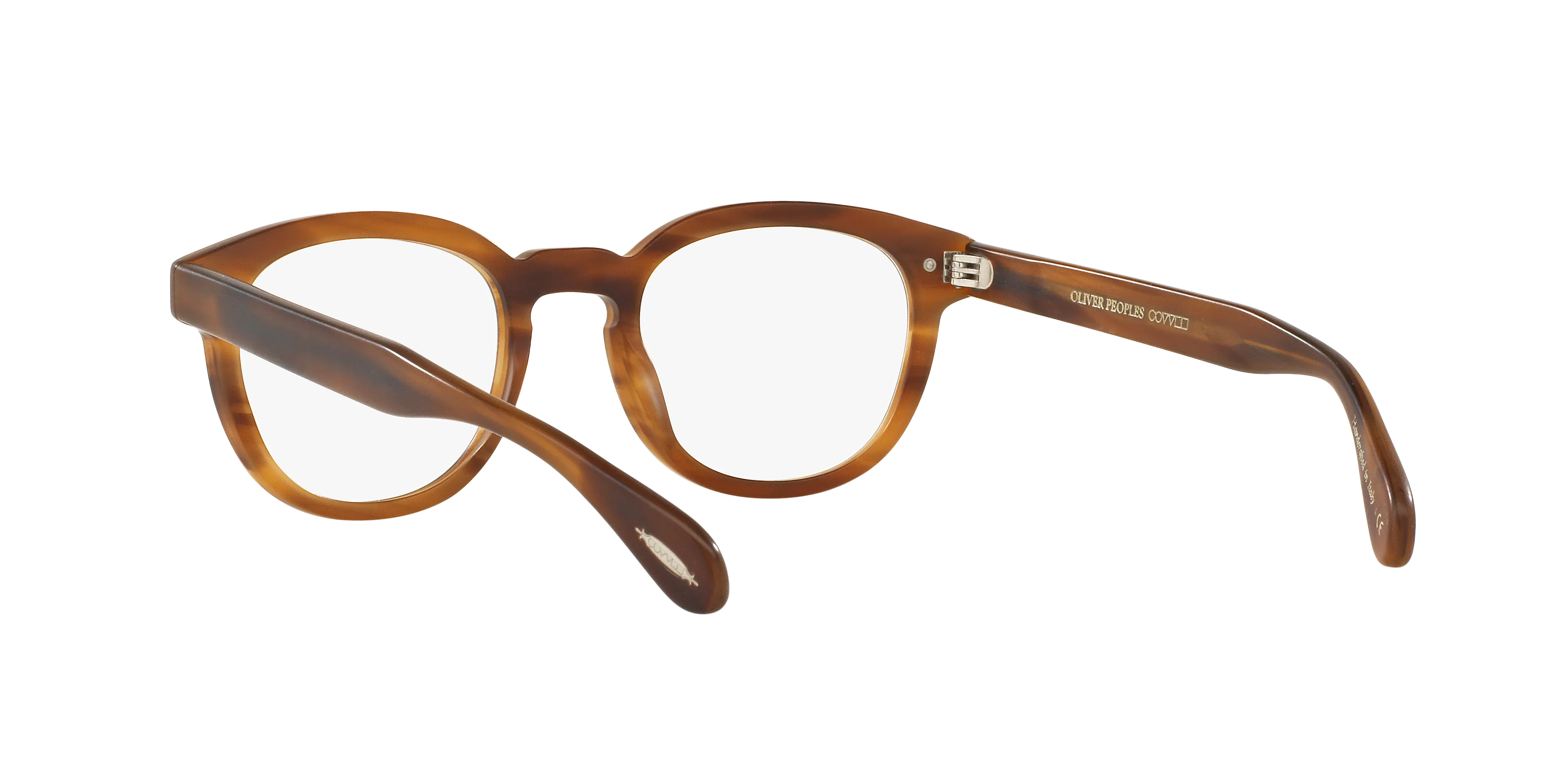 Oliver Peoples OV5036 SHELDRAKE 1579 Montature da vista Acetato Marrone Trasparente Pantos Normale - immagine 4