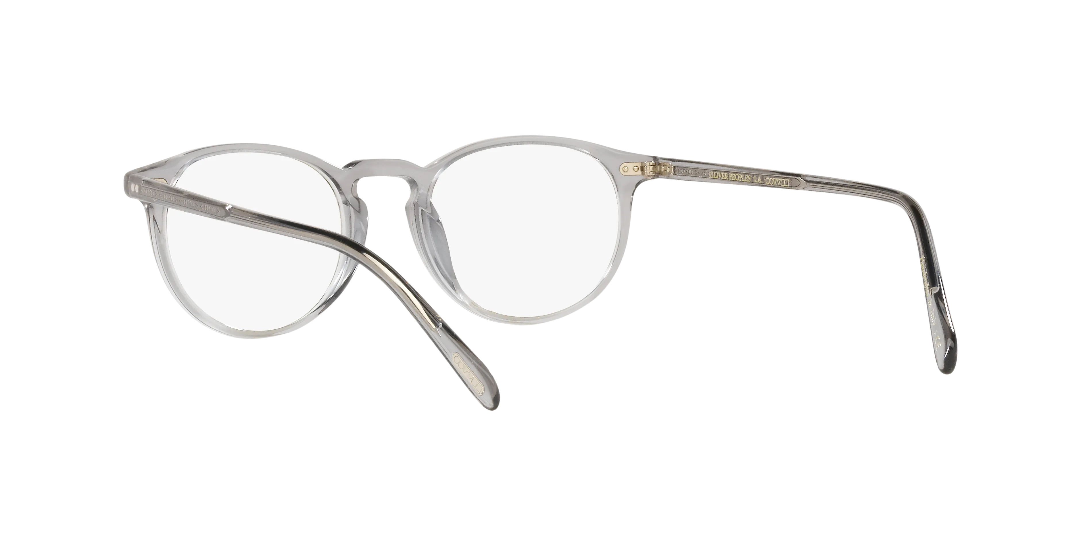 Oliver Peoples OV5004 RILEY-R 1132 Montature da vista Acetato Grigio Trasparente Pantos Normale - immagine 4