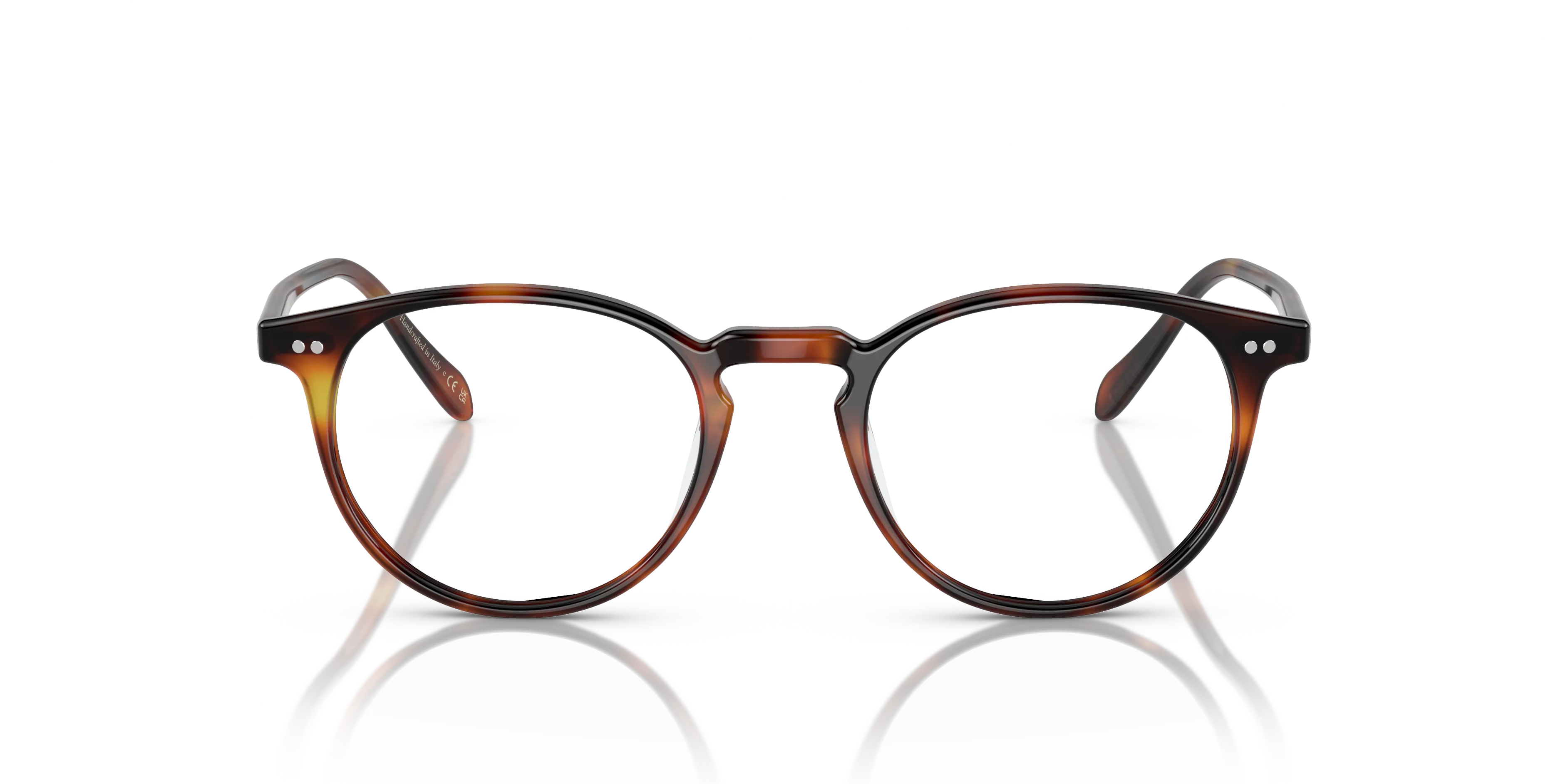 Oliver Peoples OV5004 RILEY-R 1007 Montature da vista Acetato Tartaruga Trasparente Pantos Normale - immagine 3
