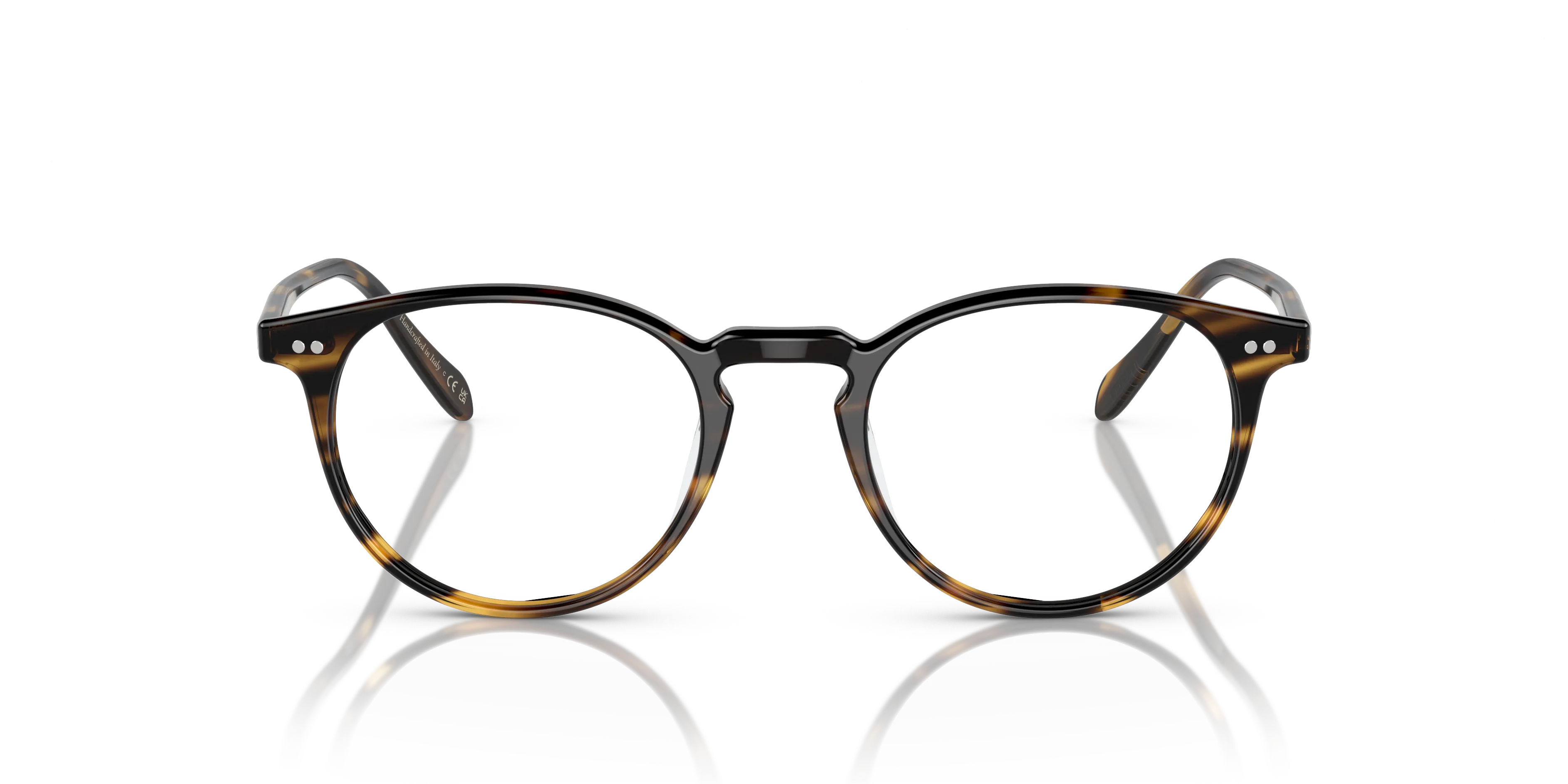 Oliver Peoples OV5004 RILEY-R 1003 Montature da vista Acetato Nero Trasparente Pantos Normale - immagine 3