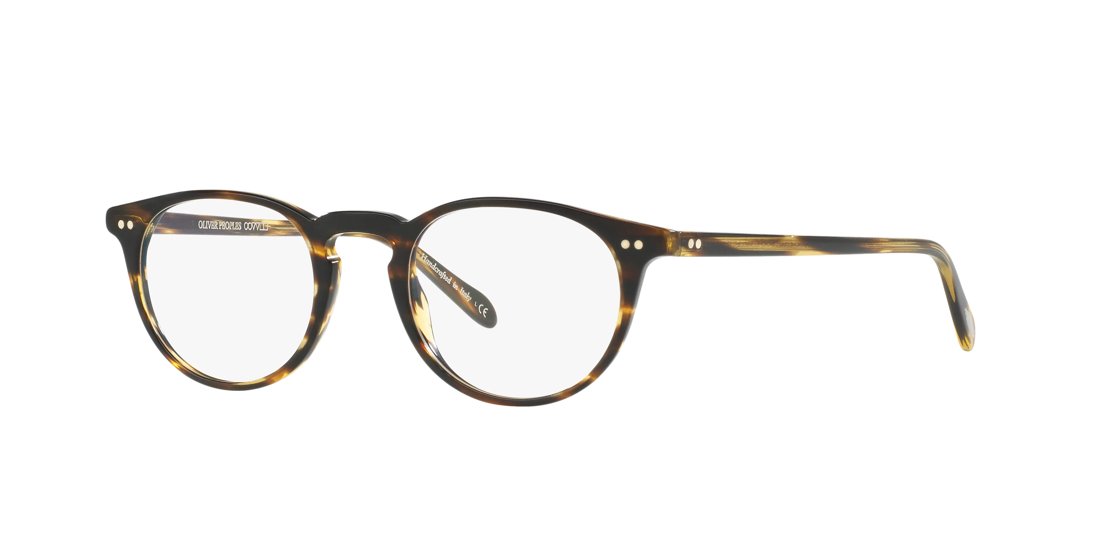 Oliver Peoples OV5004 RILEY-R 1003 Montature da vista Acetato Nero Trasparente Pantos Normale - immagine 1