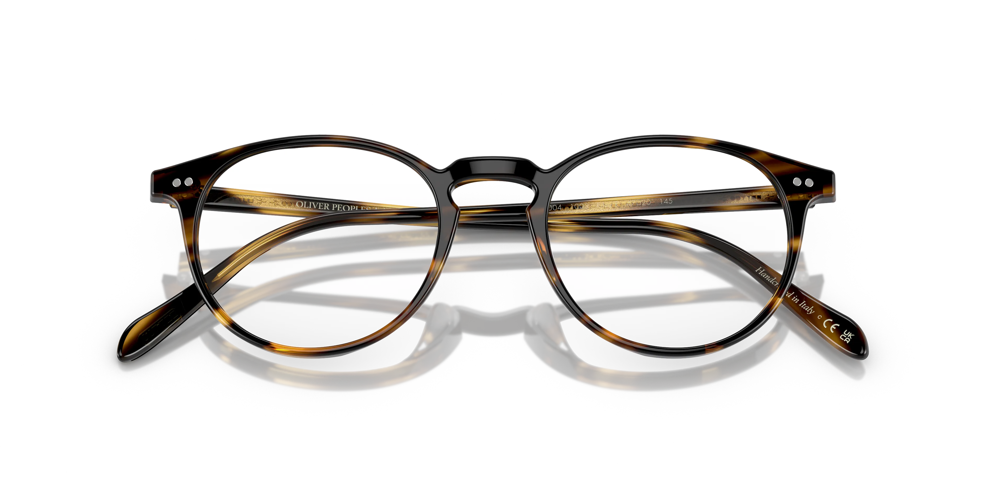 Oliver Peoples OV5004 RILEY-R 1003 Montature da vista Acetato Nero Trasparente Pantos Normale - immagine 2
