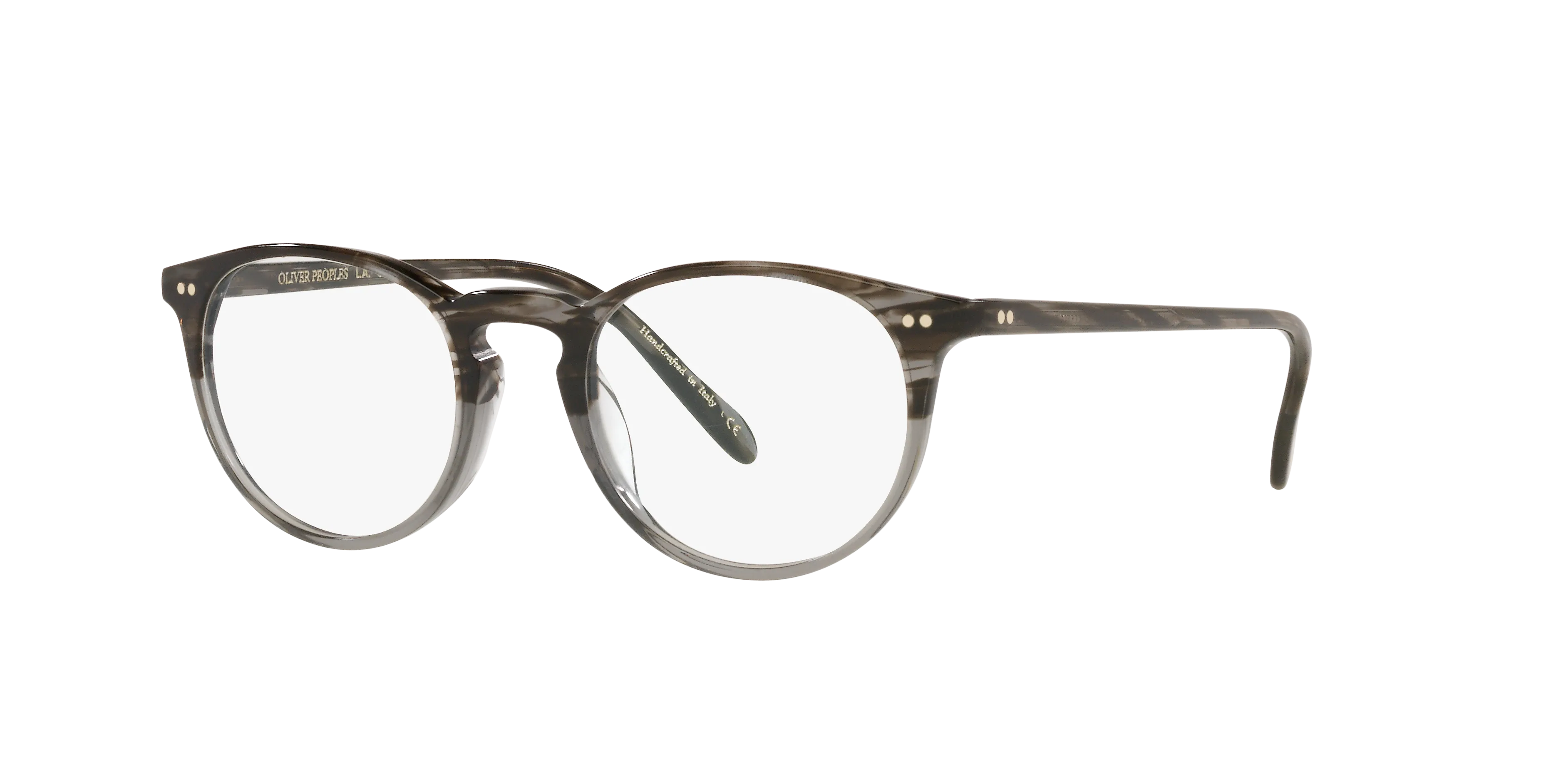 Oliver Peoples OV5004 RILEY-R 1002 Montature da vista Acetato Grigio Trasparente Pantos Normale - immagine 1