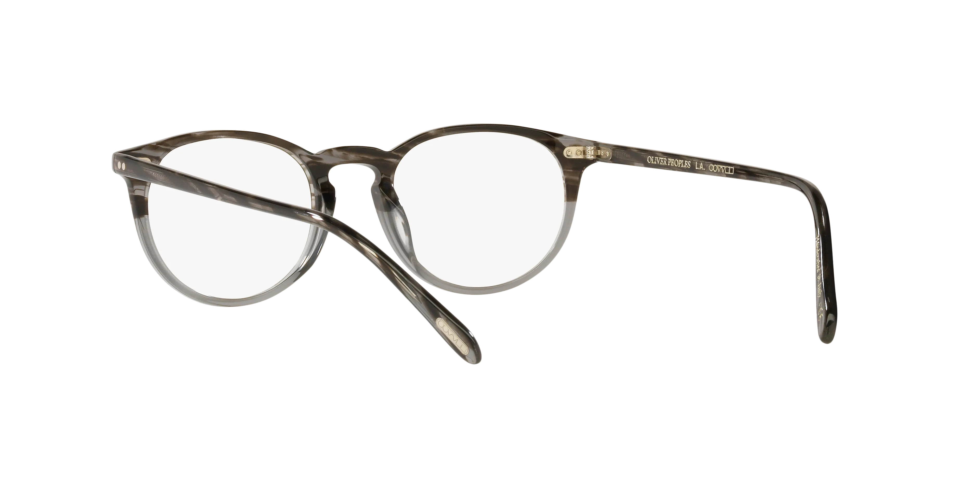 Oliver Peoples OV5004 RILEY-R 1002 Montature da vista Acetato Grigio Trasparente Pantos Normale - immagine 4