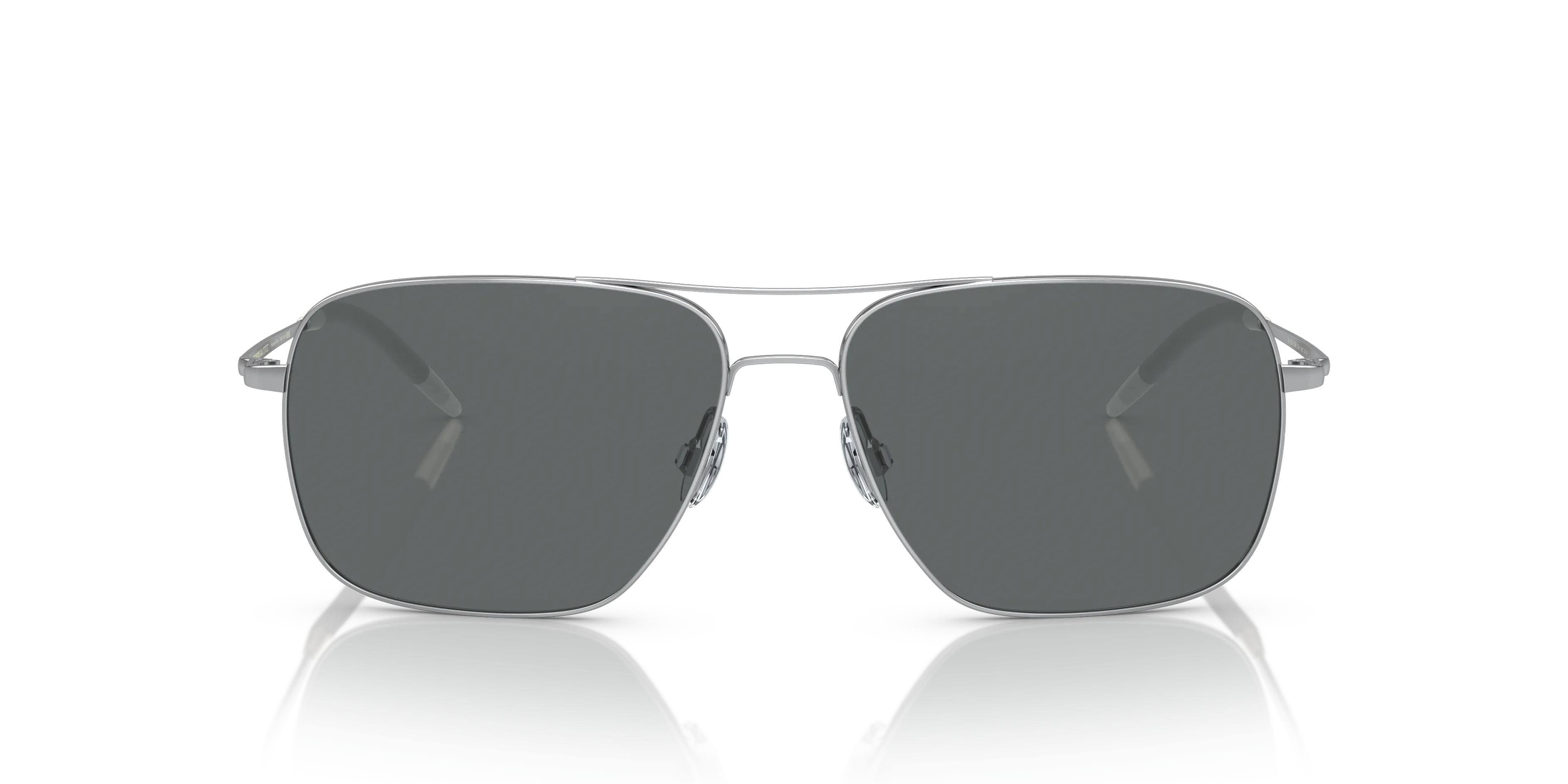 Oliver Peoples OV1150S CLIFTON 5036P2 Occhiali da sole Metallo Argento Grigio Squadrata Polarizzata - immagine 3