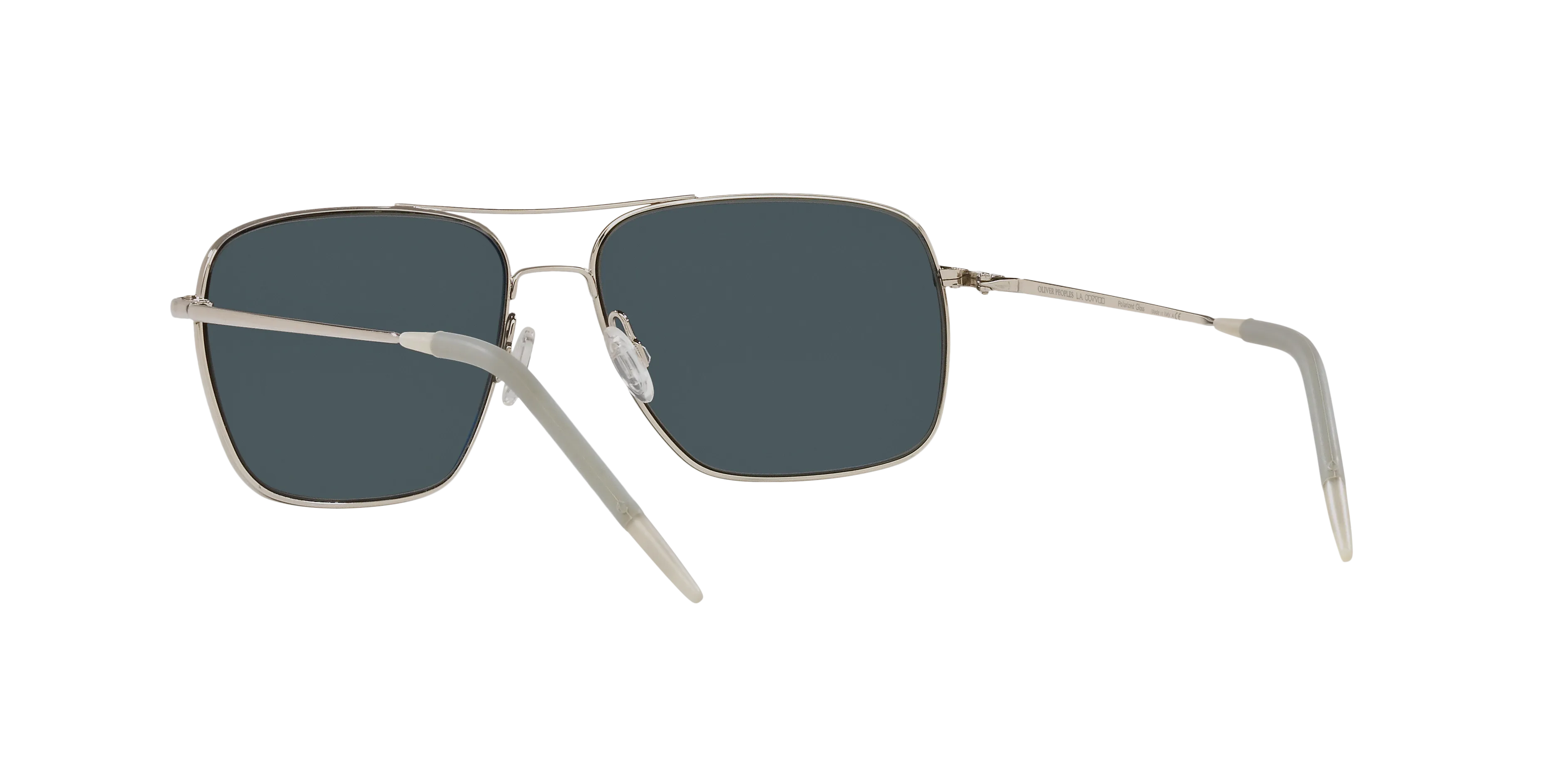 Oliver Peoples OV1150S CLIFTON 5036P2 Occhiali da sole Metallo Argento Grigio Squadrata Polarizzata - immagine 4