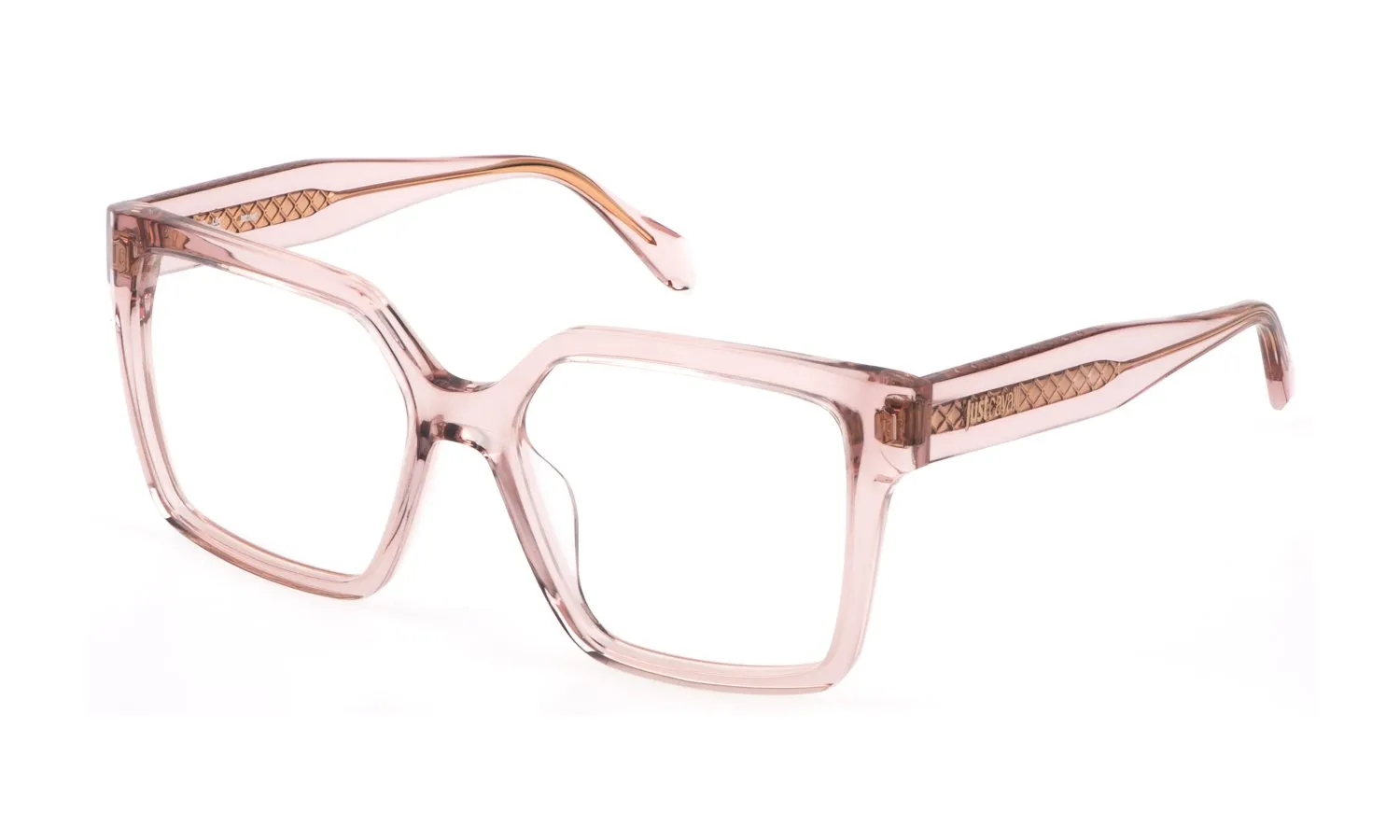 Just Cavalli VJC006 09AH Montature da vista Acetato Rosa Squadrata - immagine 1