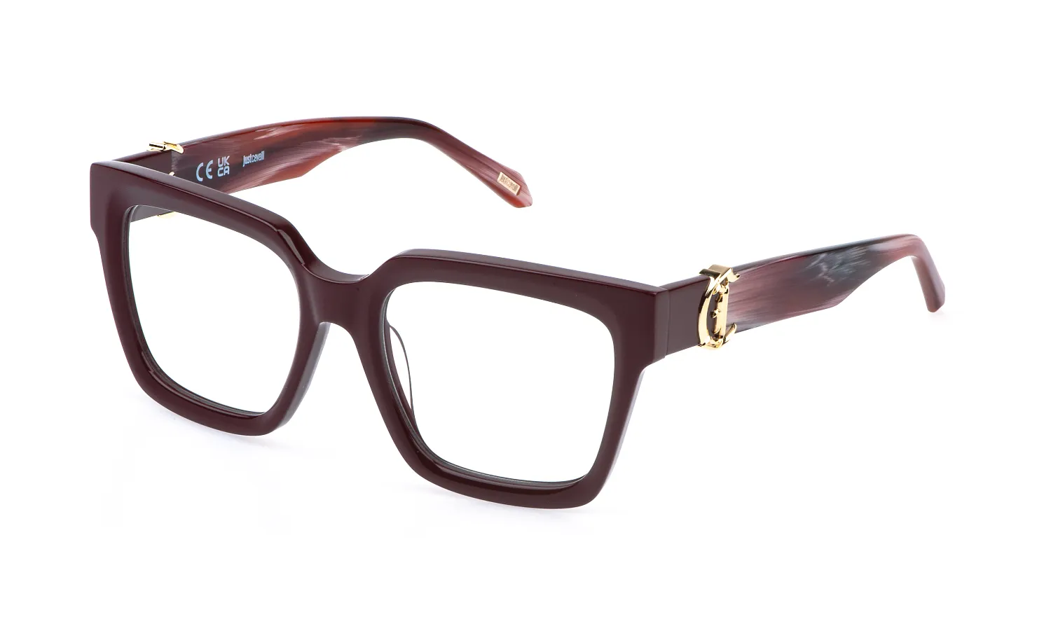 Just Cavalli VJC129V 09FD Montature da vista Acetato Viola Squadrata - immagine 1