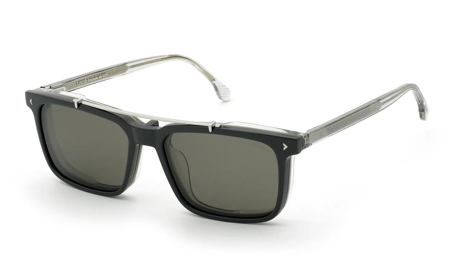 Lozza UL4428 ALGHERO 2 ACTP Montature da vista Acetato Fumo Squadrata - immagine 1