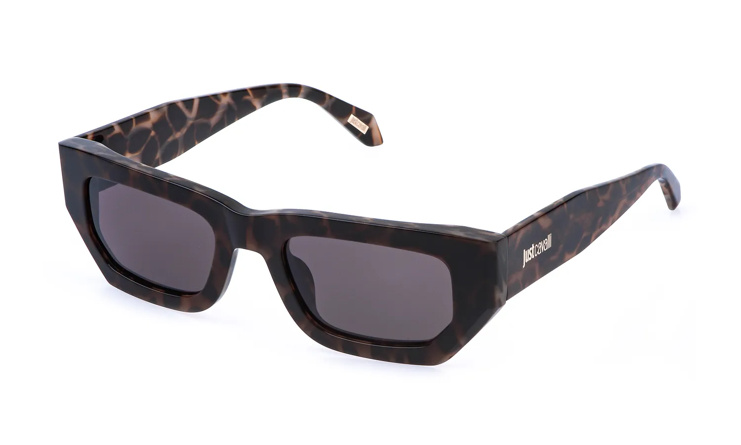 Just Cavalli SJC170 09YV Occhiali da sole Acetato Marrone Geometrica Normale - immagine 1