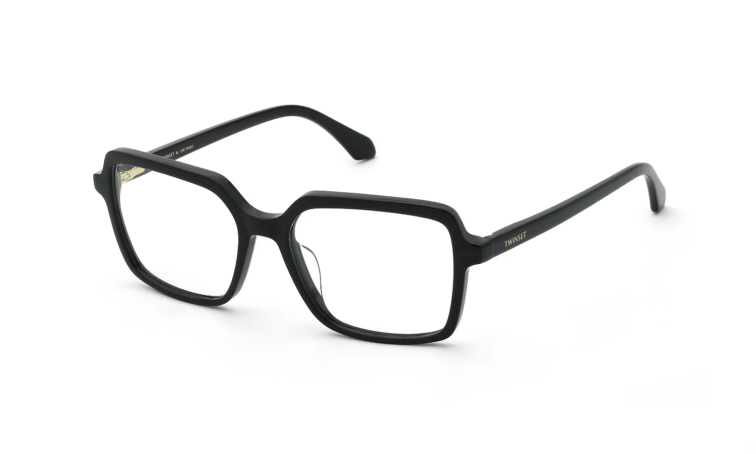 Twinset VTW131 700 Montature da vista Acetato Nero Squadrata - immagine 1