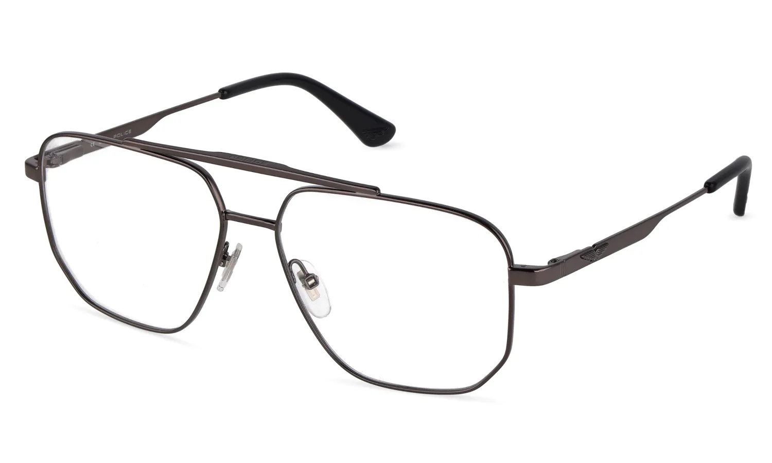 Police VPLU55 ORIGINS LITE 39 568 Montature da vista Metallo Grigio Geometrica - immagine 1