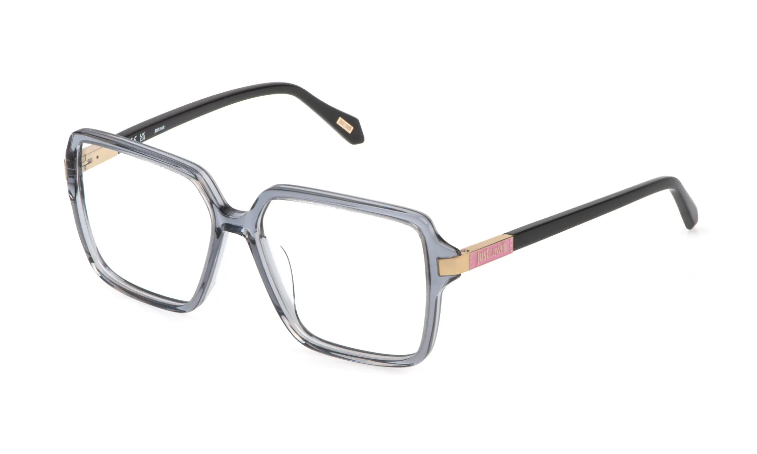 Just Cavalli VJC189 868 Montature da vista Acetato Grigio Squadrata - immagine 1