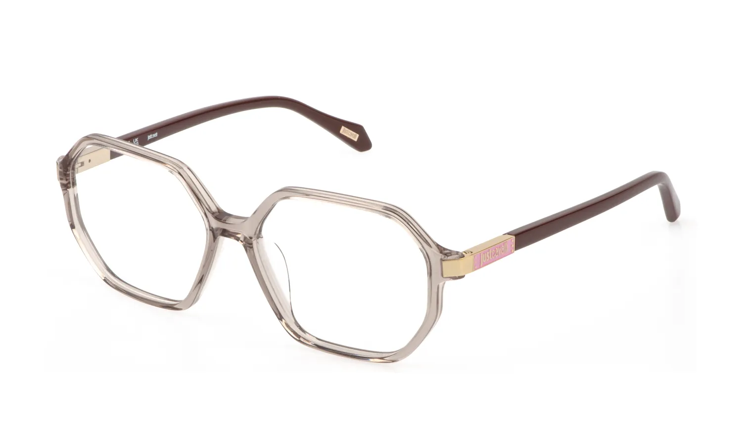 Just Cavalli VJC188 0ALV Montature da vista Acetato Grigio Geometrica - immagine 1