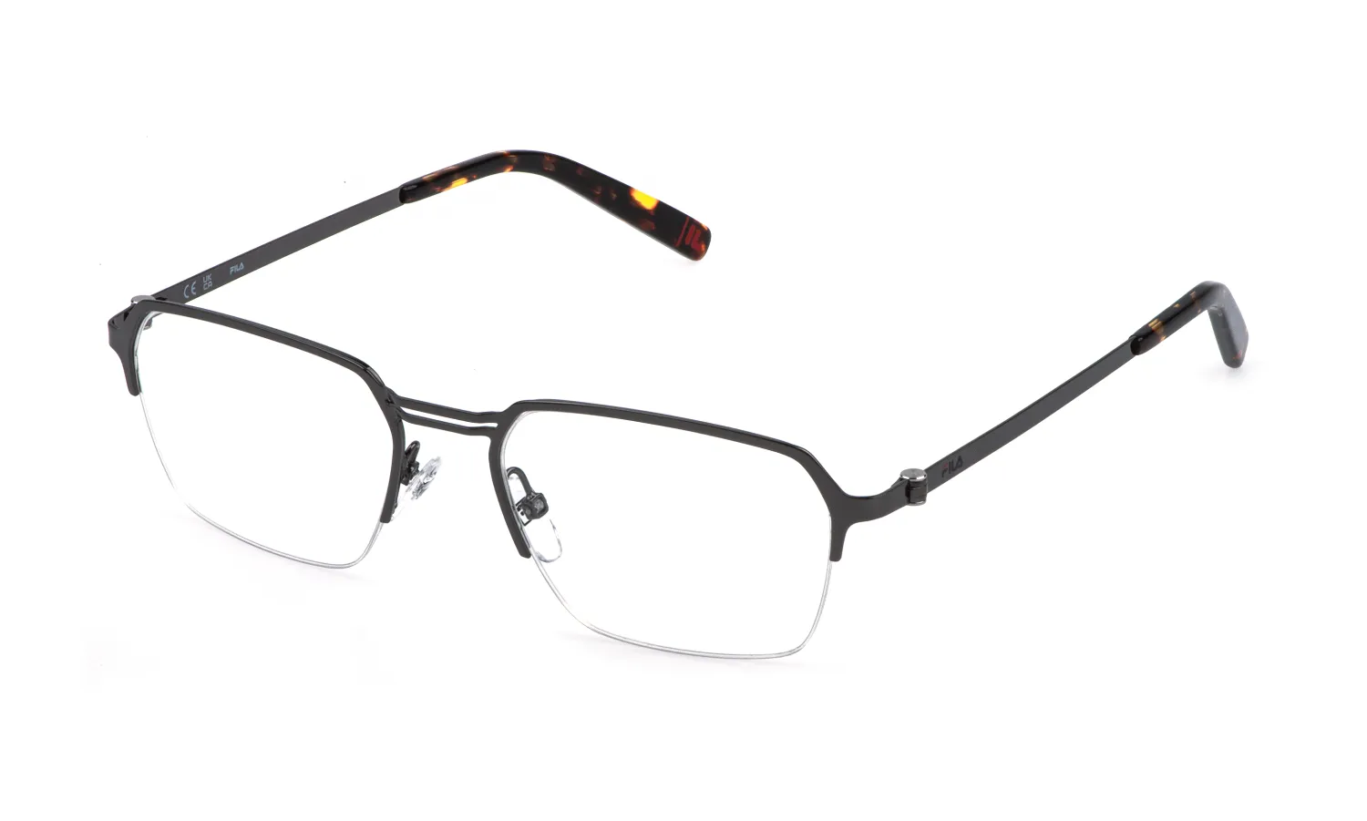 Fila VFIA99 568 Montature da vista Metallo Grigio Geometrica - immagine 1