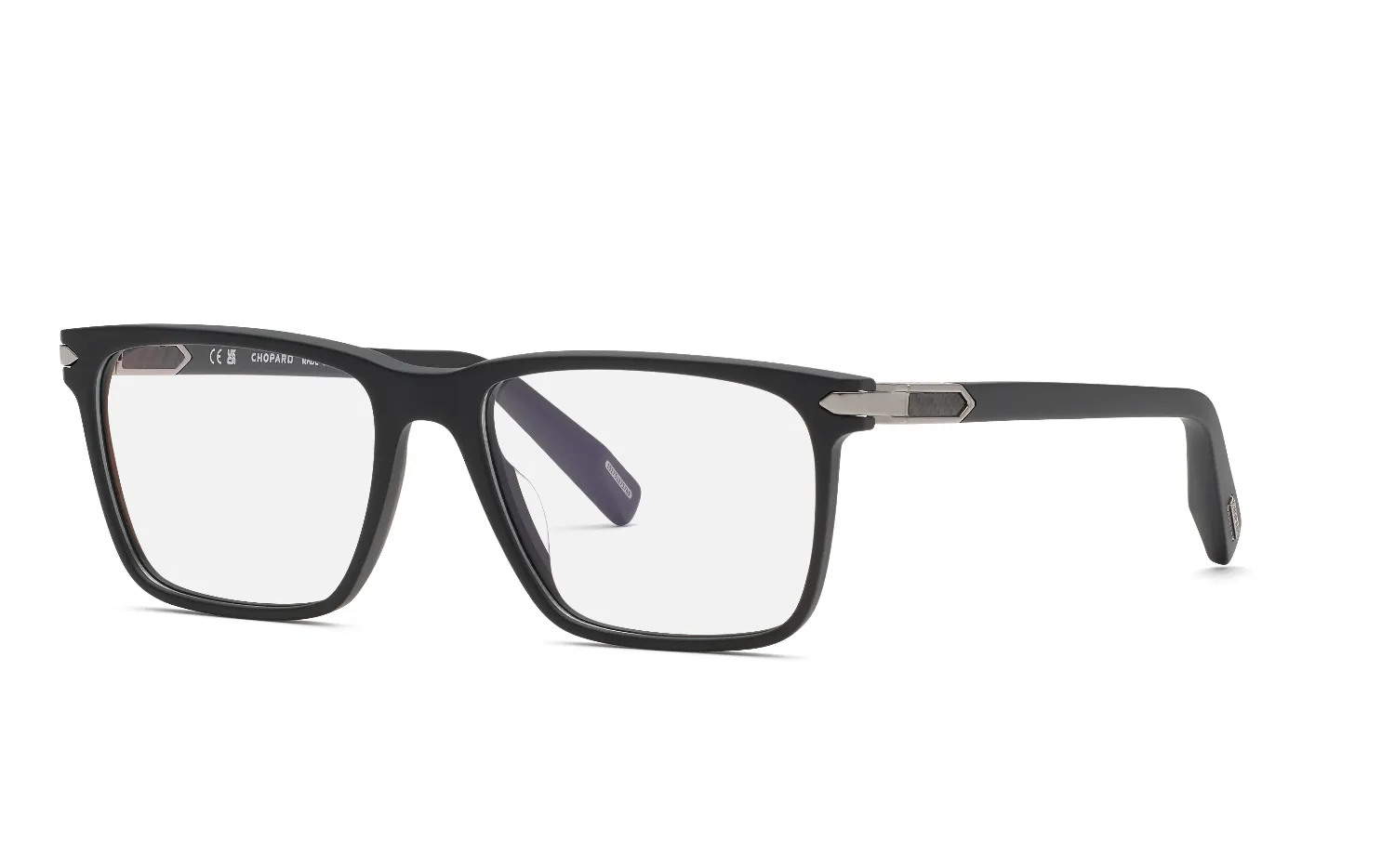 Chopard VCH409 703 Montature da vista Acetato Nero Squadrata - immagine 1