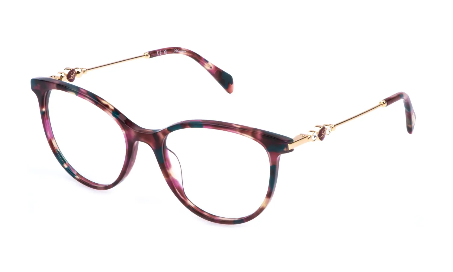 Blumarine VBM879S 07TC Montature da vista Acetato Farfalla - immagine 1