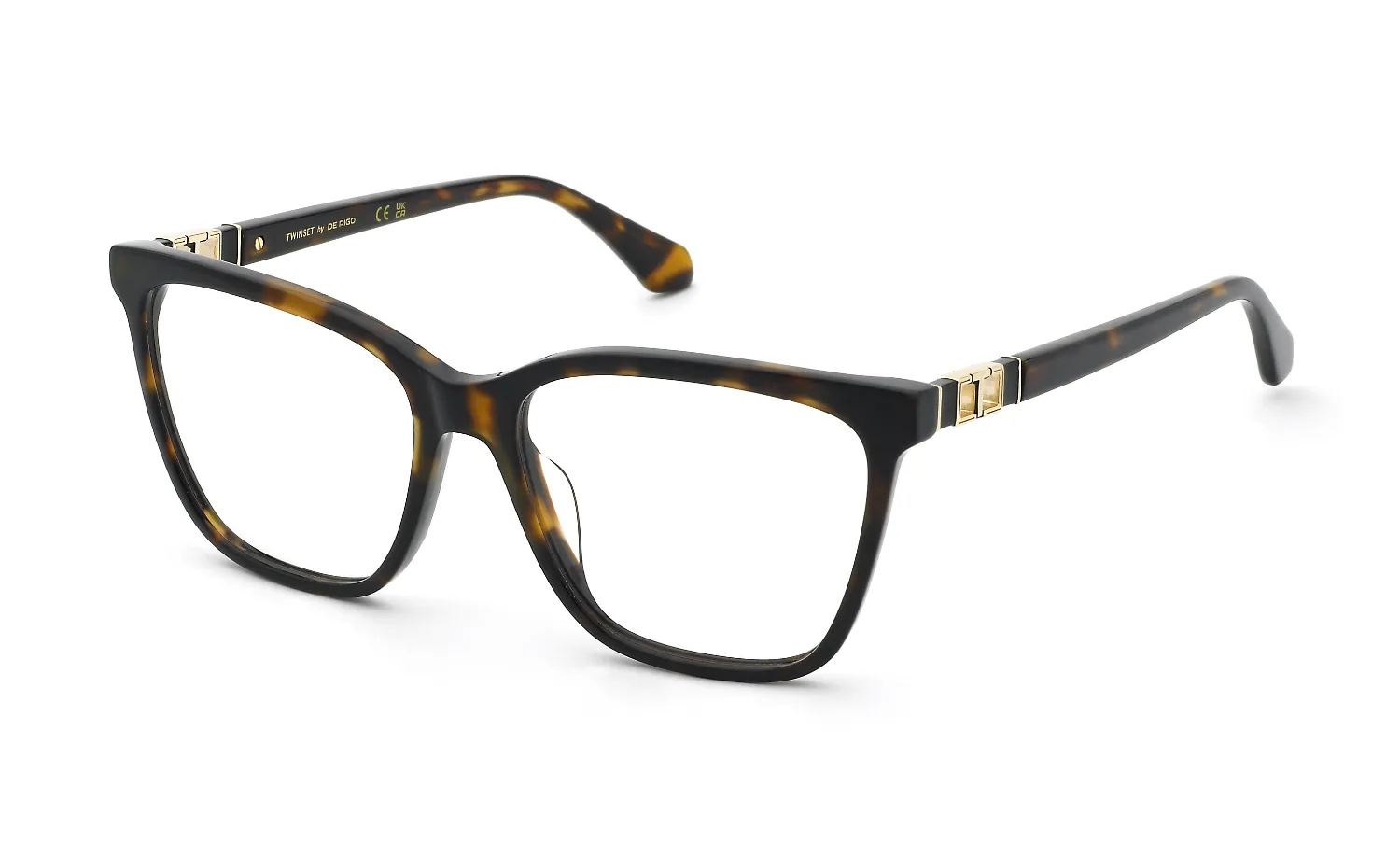 Twinset VTW135 04BL Montature da vista Acetato Havana Pantos - immagine 1