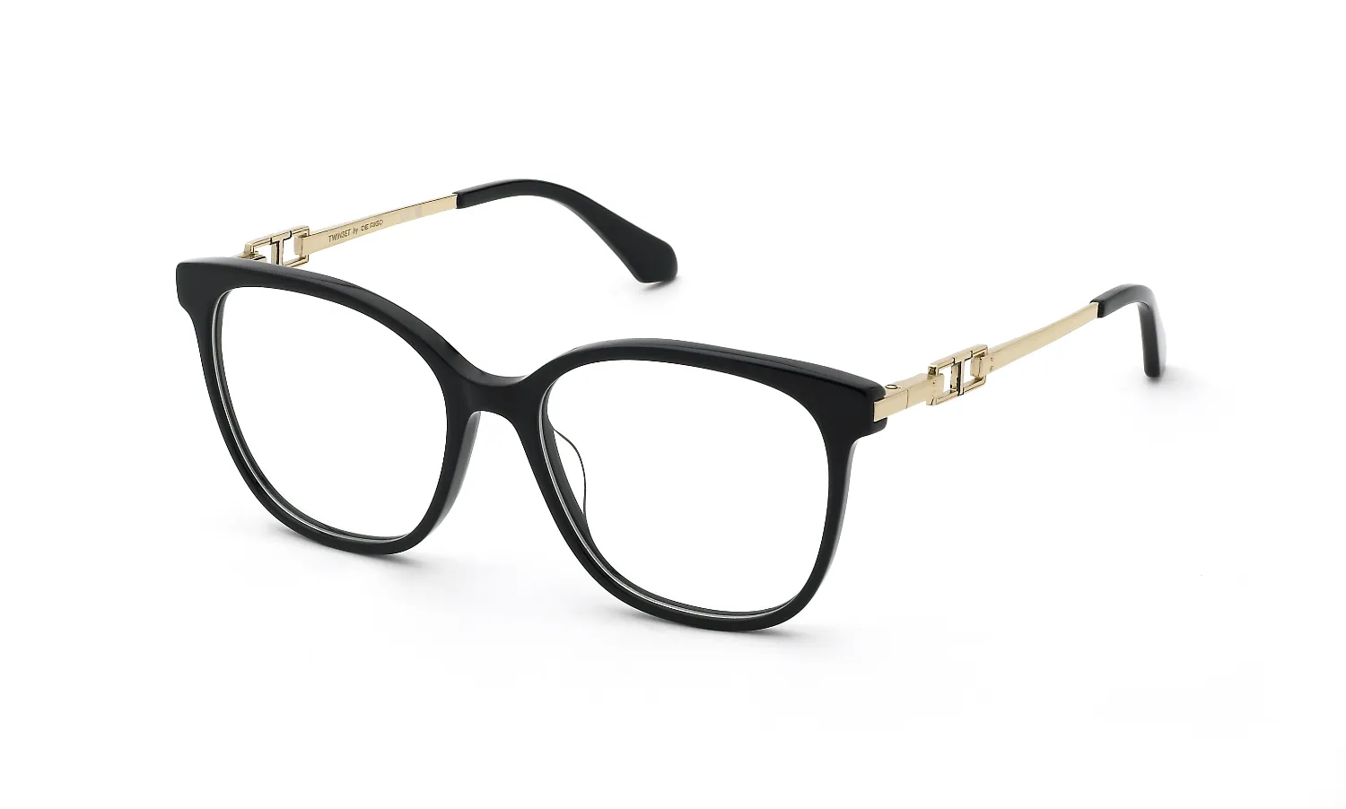 Twinset VTW132 700 Montature da vista Acetato Nero Squadrata - immagine 1