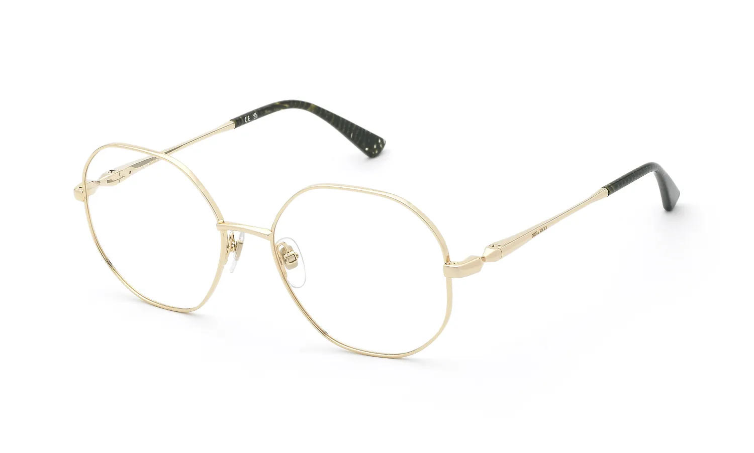 Nina Ricci VNR475 300 Montature da vista Metallo Oro Geometrica - immagine 1