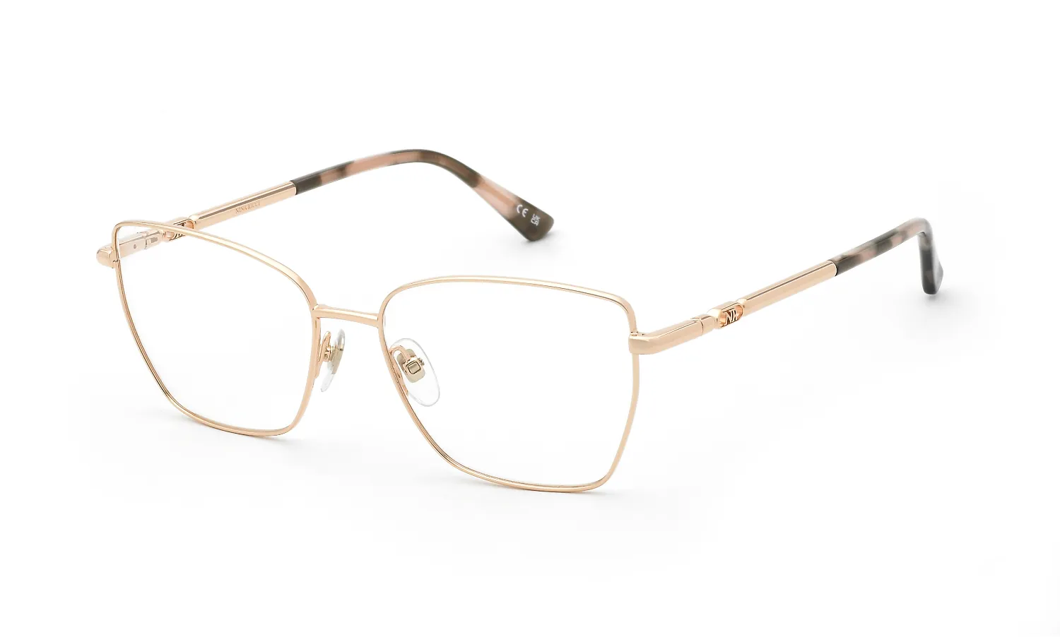Nina Ricci VNR470 08FC Montature da vista Metallo Oro Geometrica - immagine 1