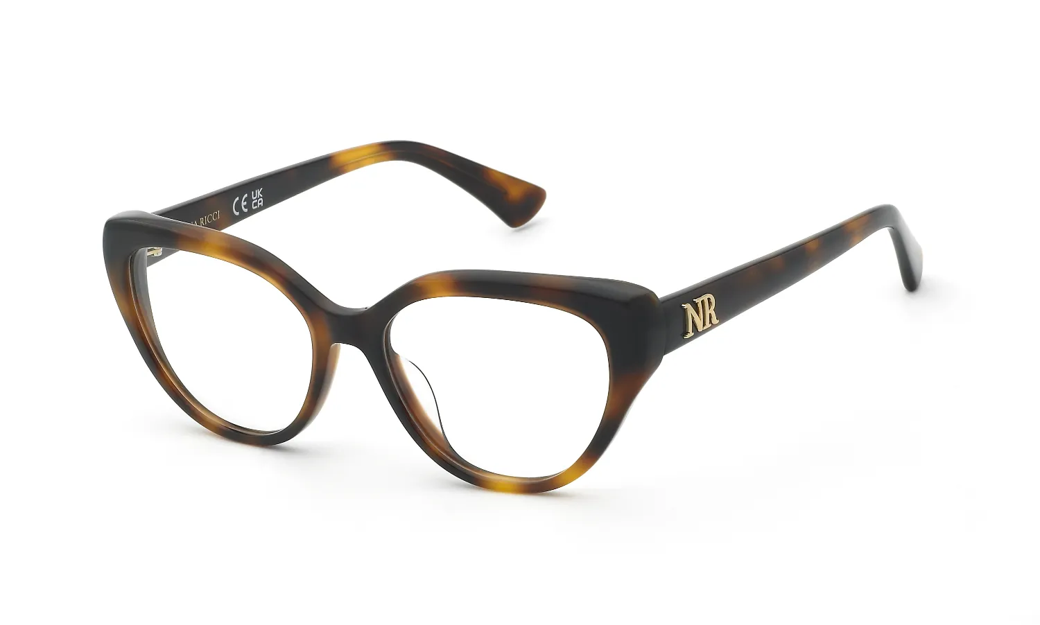 Nina Ricci VNR467 752 Montature da vista Acetato Havana Farfalla - immagine 1