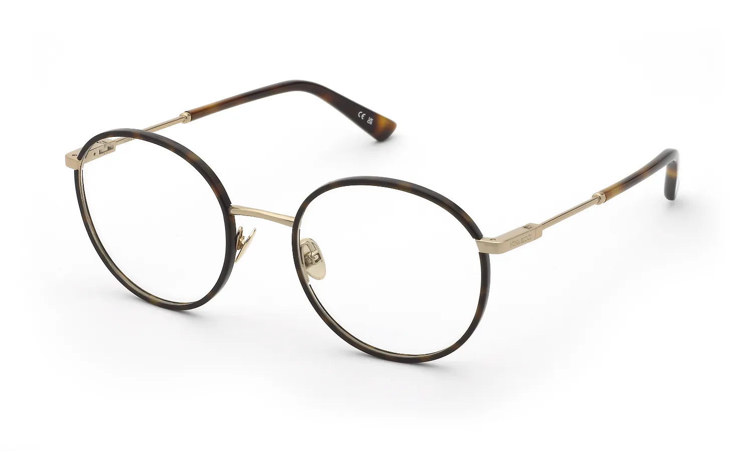 Nina Ricci VNR428 300Y Montature da vista Metallo Oro Rotonda - immagine 1