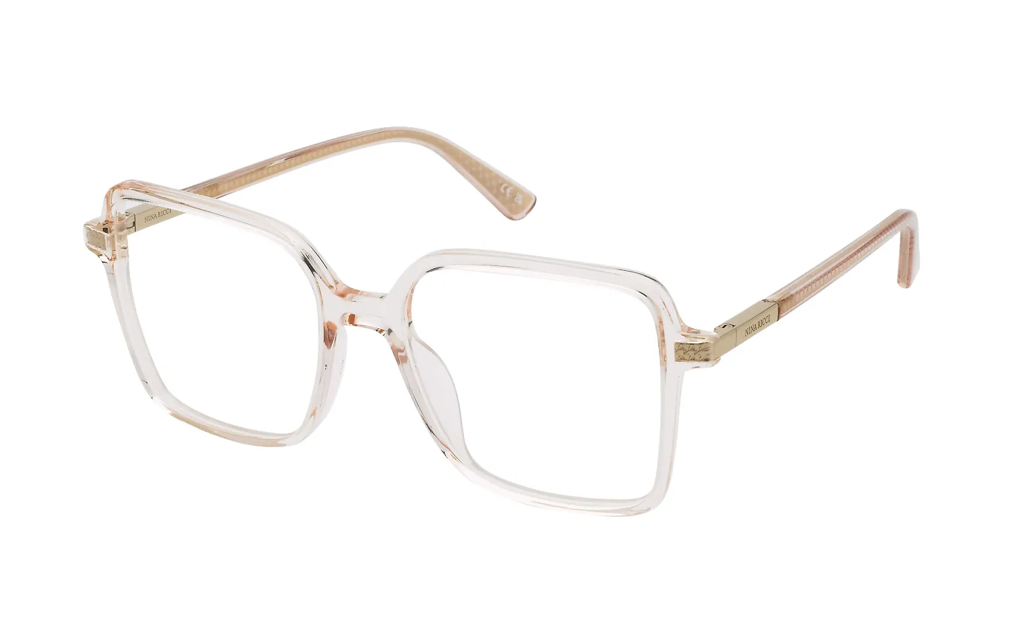 Nina Ricci VNR386 838 Montature da vista Acetato Rosa Squadrata - immagine 1