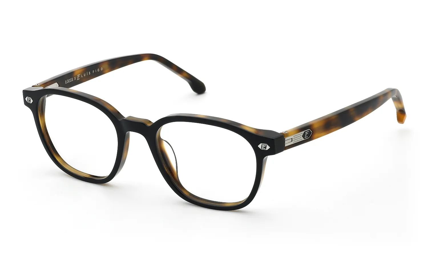 Lozza VL4418 0U64 Montature da vista Acetato Nero Pantos - immagine 1