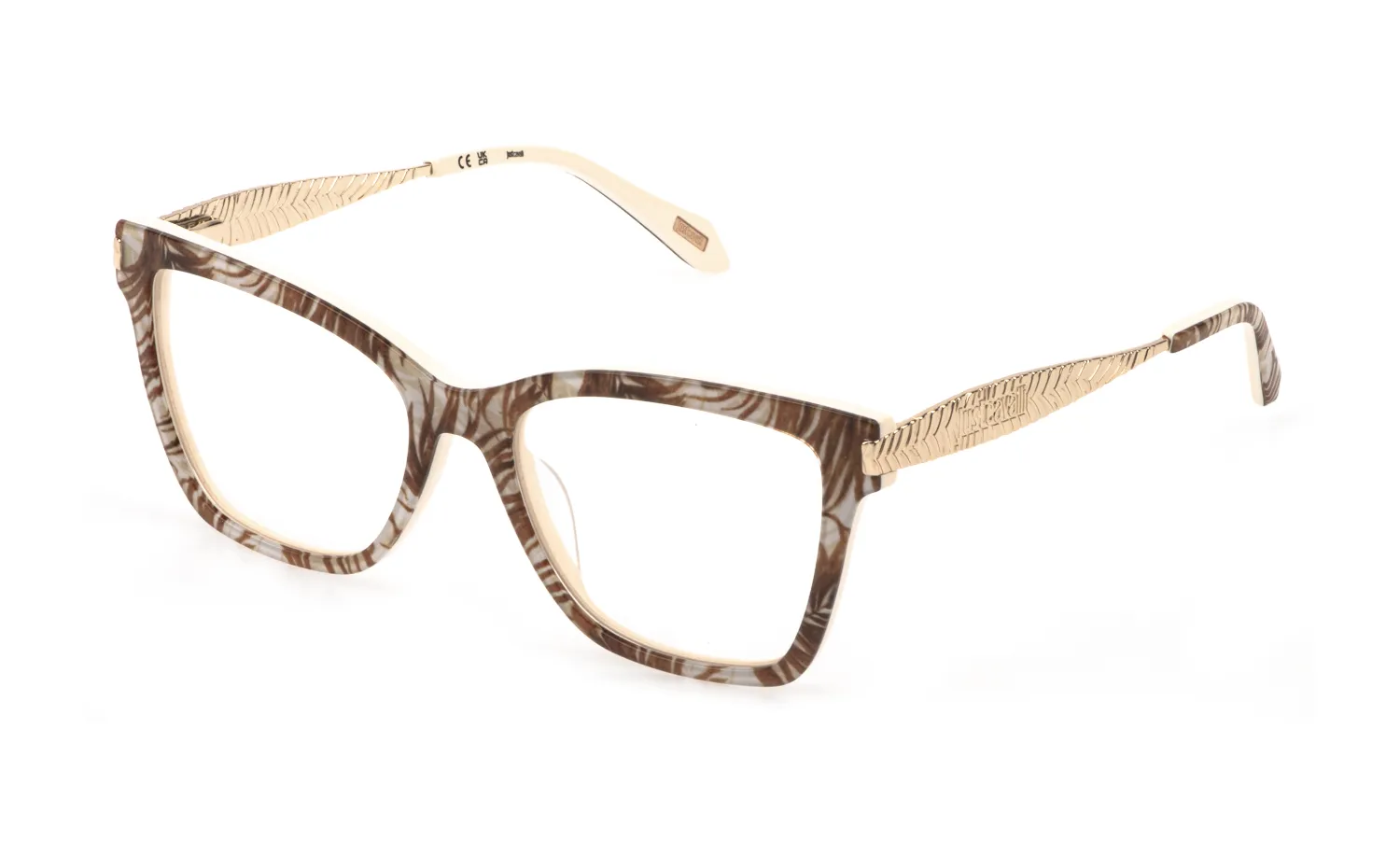 Just Cavalli VJC190 0XAP Montature da vista Acetato Marrone Squadrata - immagine 1
