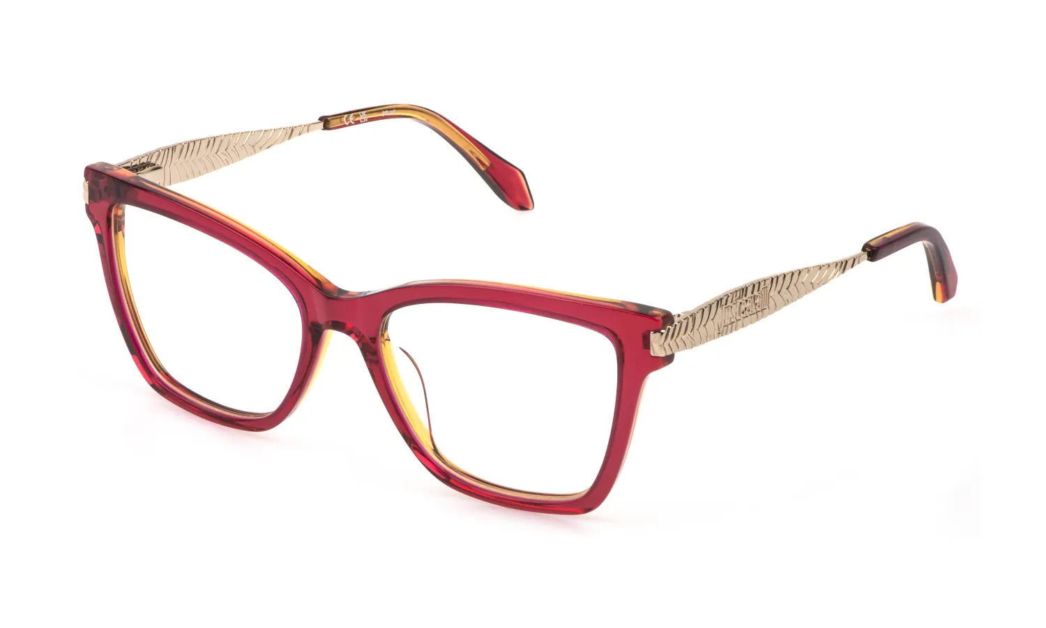 Just Cavalli VJC190 0TAD Montature da vista Acetato Viola Squadrata - immagine 1