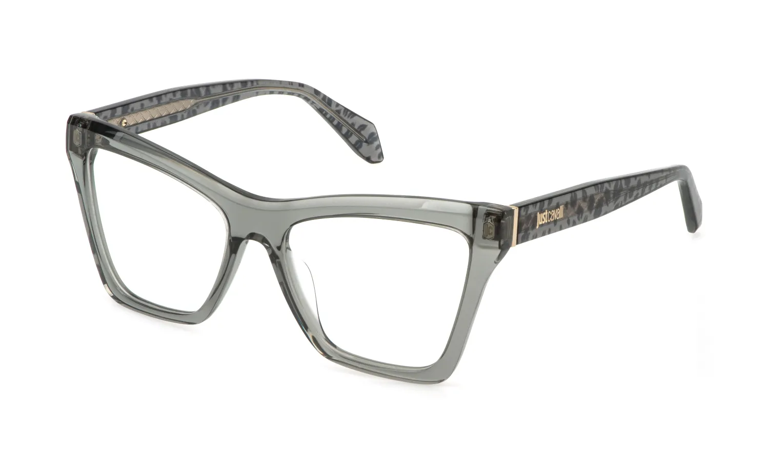 Just Cavalli VJC182V 819 Montature da vista Acetato Grigio Farfalla - immagine 1