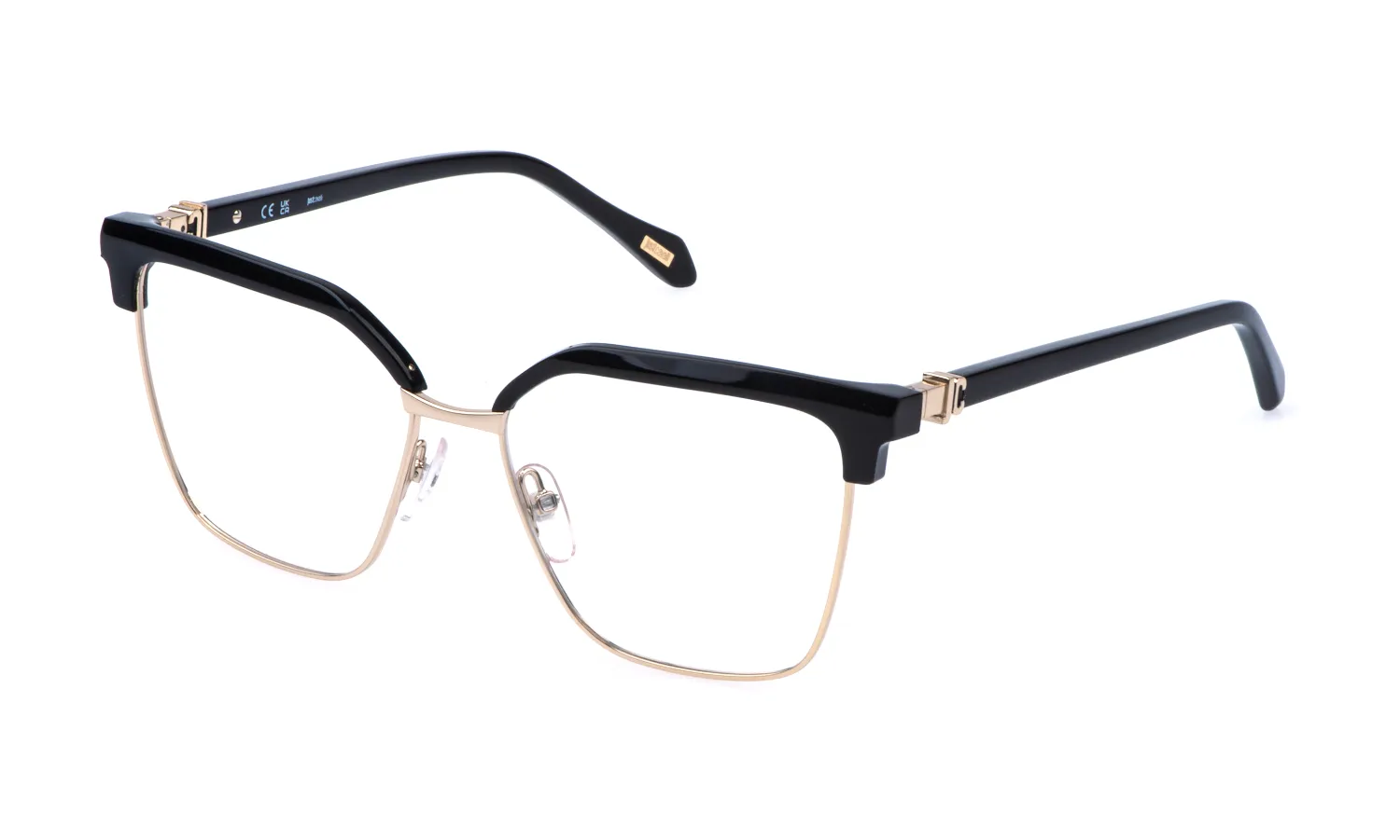 Just Cavalli VJC135 300 Montature da vista Metallo Oro Squadrata - immagine 1