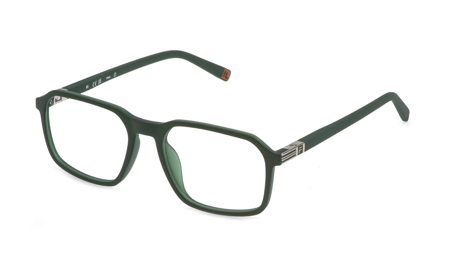 Fila VFID15 0G94 Montature da vista Iniettato Verde Squadrata - immagine 1