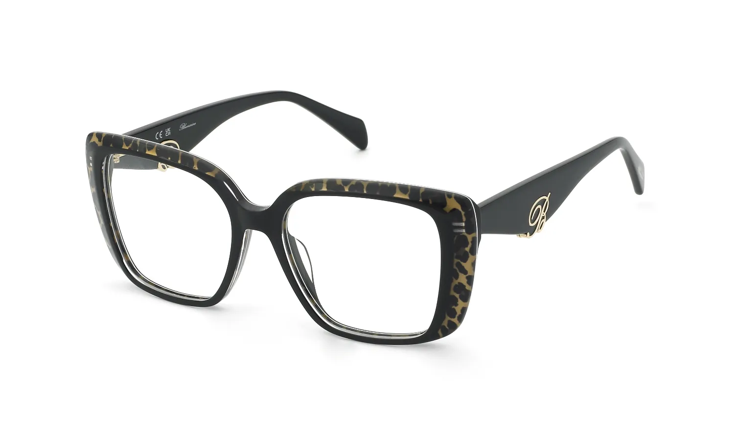 Blumarine VBM895V 0ALF Montature da vista Acetato Fantasia Squadrata - immagine 1