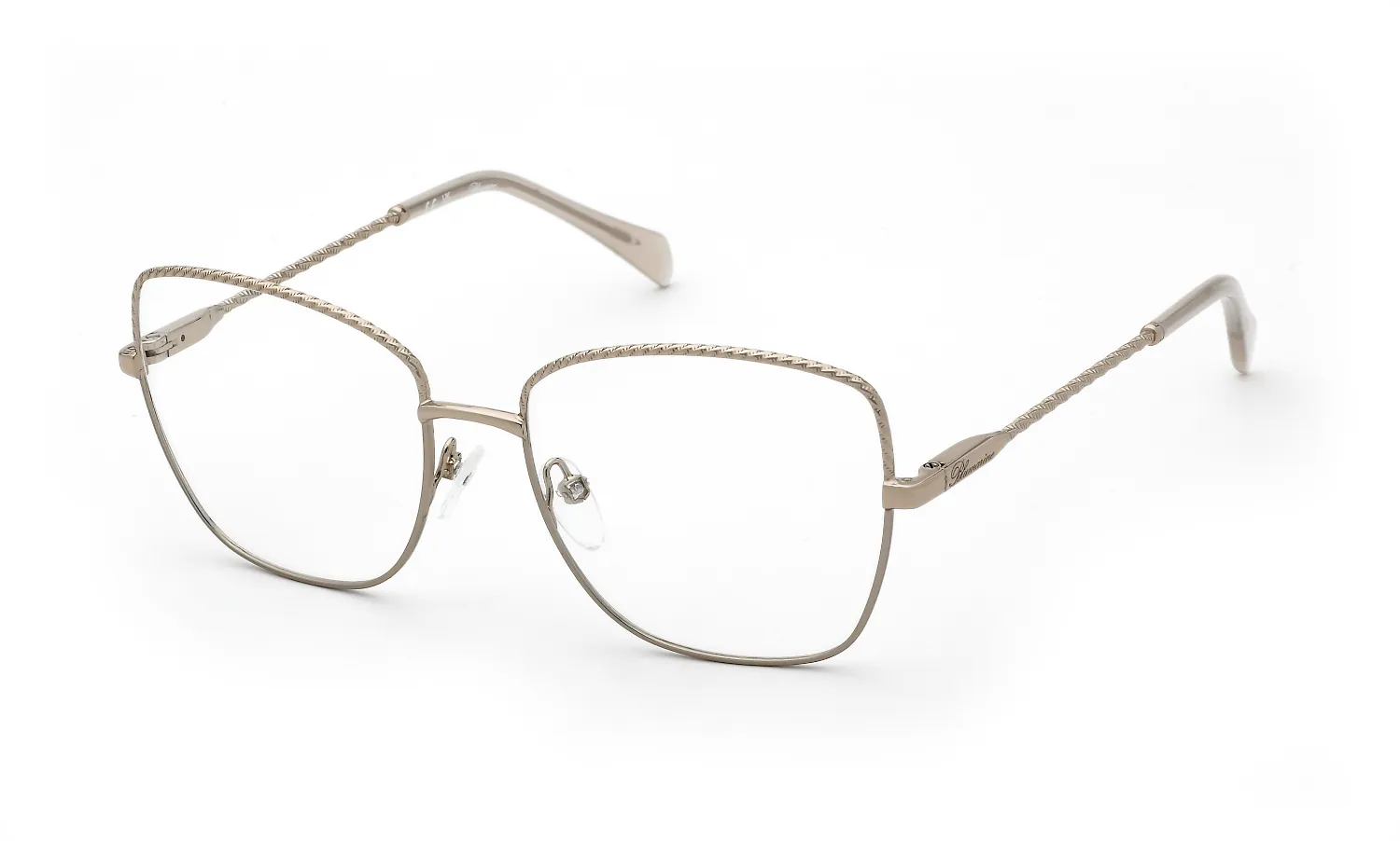 Blumarine VBM258 0 Montature da vista Metallo Oro Farfalla - immagine 1