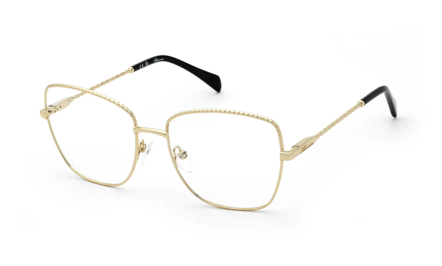 Blumarine VBM258 300 Montature da vista Metallo Oro Farfalla - immagine 1