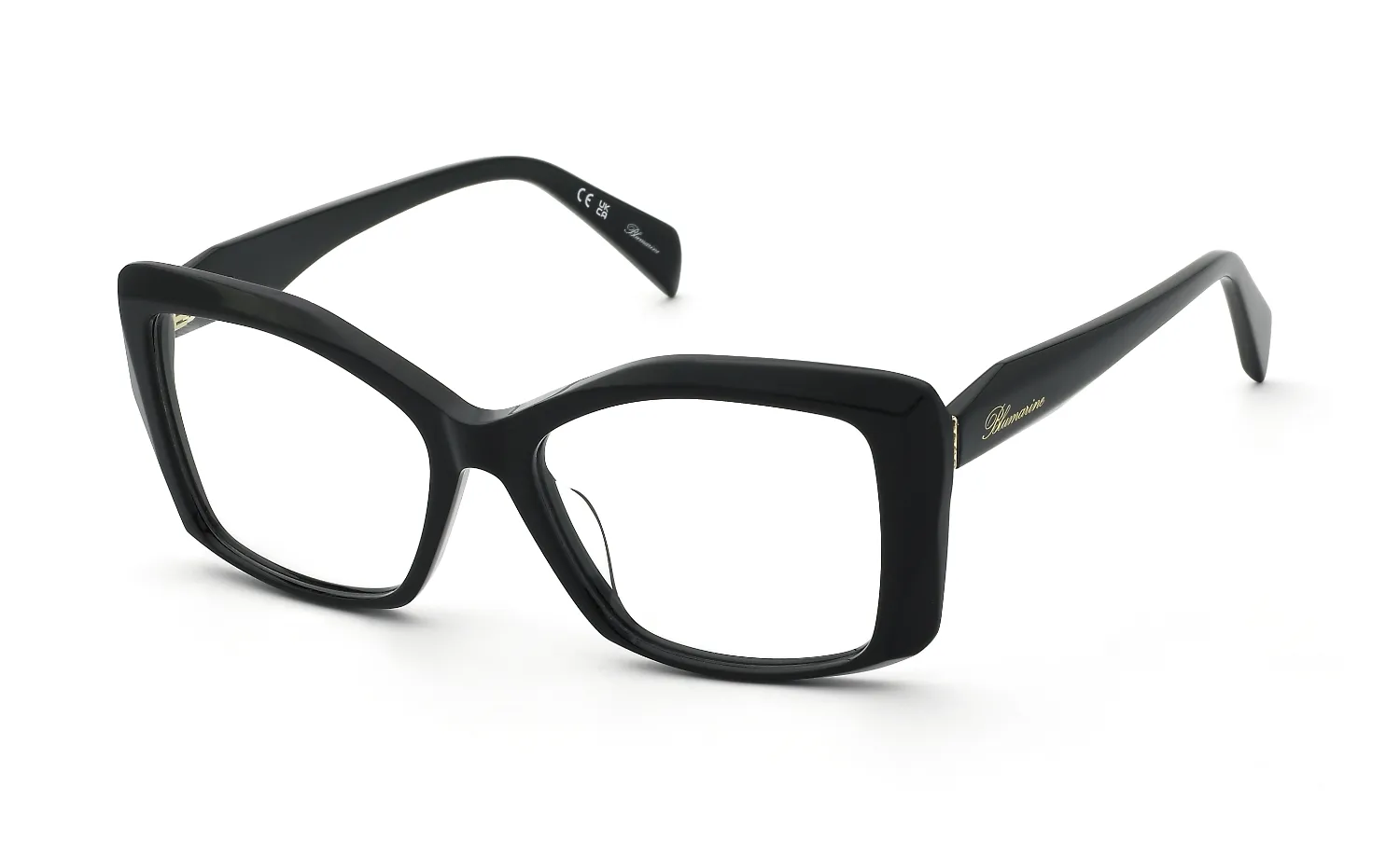 Blumarine VBM250S 700 Montature da vista Acetato Nero Geometrica - immagine 1
