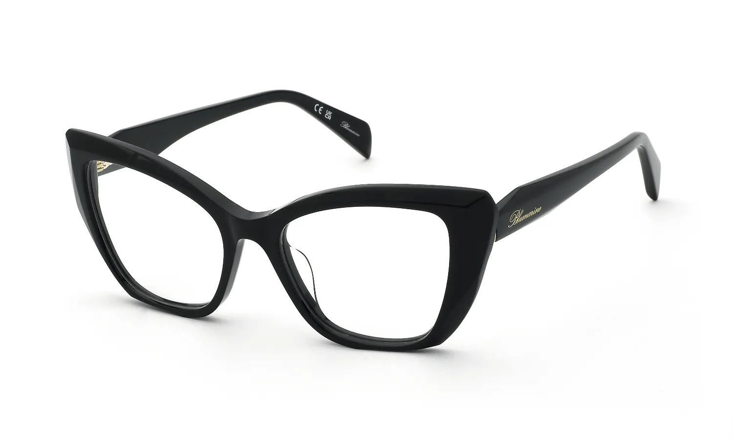 Blumarine VBM249S 700 Montature da vista Acetato Nero Farfalla - immagine 1